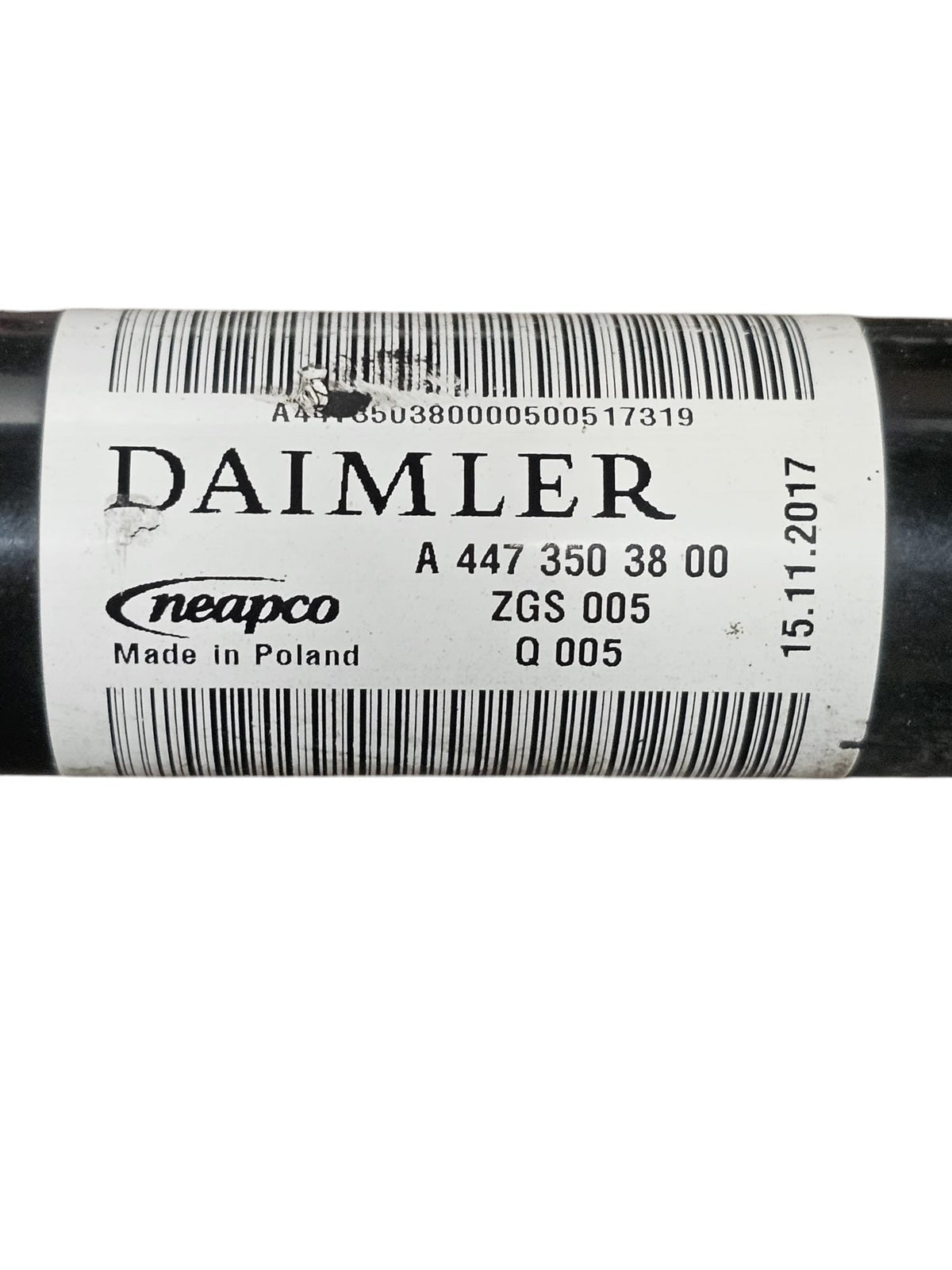 Semiasse Posteriore Sinistro Mercedes Classe V W447 2.2 Diesel Cod:A4473503800 (2014 - >) - F&P CRASH SRLS - Ricambi Usati