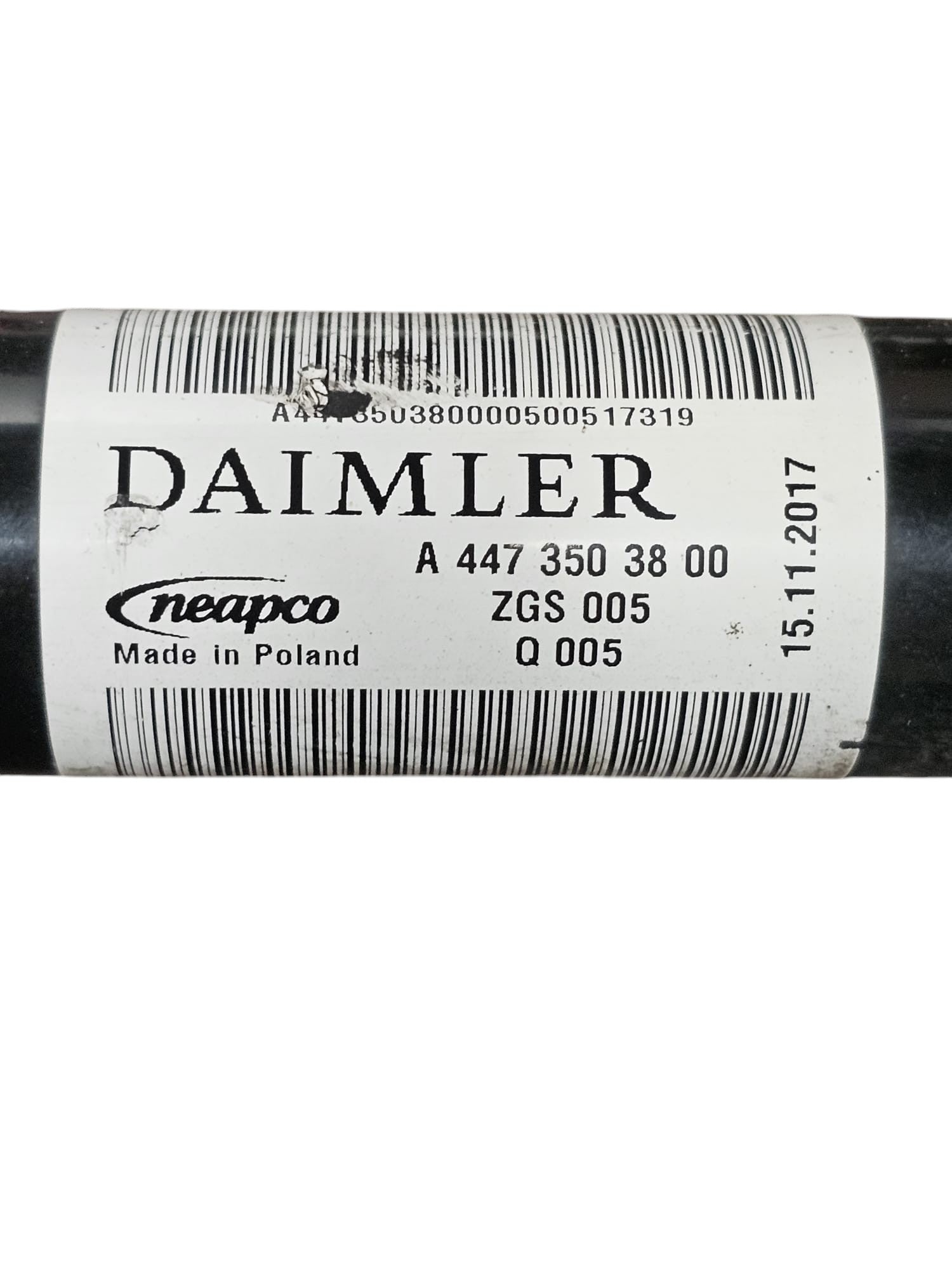 Semiasse Posteriore Sinistro Mercedes Classe V W447 2.2 Diesel Cod:A4473503800 (2014 - >) - F&P CRASH SRLS - Ricambi Usati