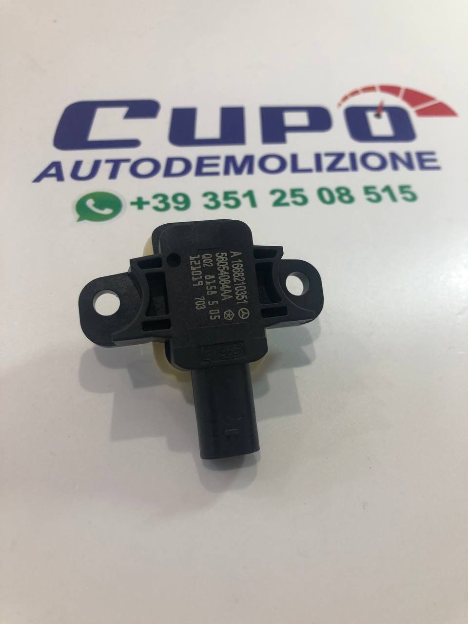 Airbag Sensor Front Left Door Mercedes Class A W 176 A1668210351 - F&P CRASH SRLS - Used Parts
