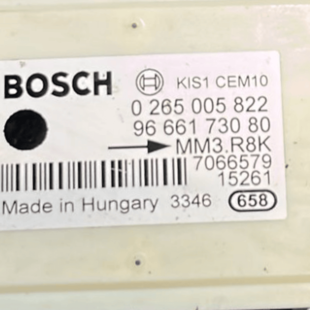 Steering Sensor / ESP Control Unit Citroen Berlingo II code:9666173080 (2008 >2019) - F&P CRASH SRLS - Used Parts