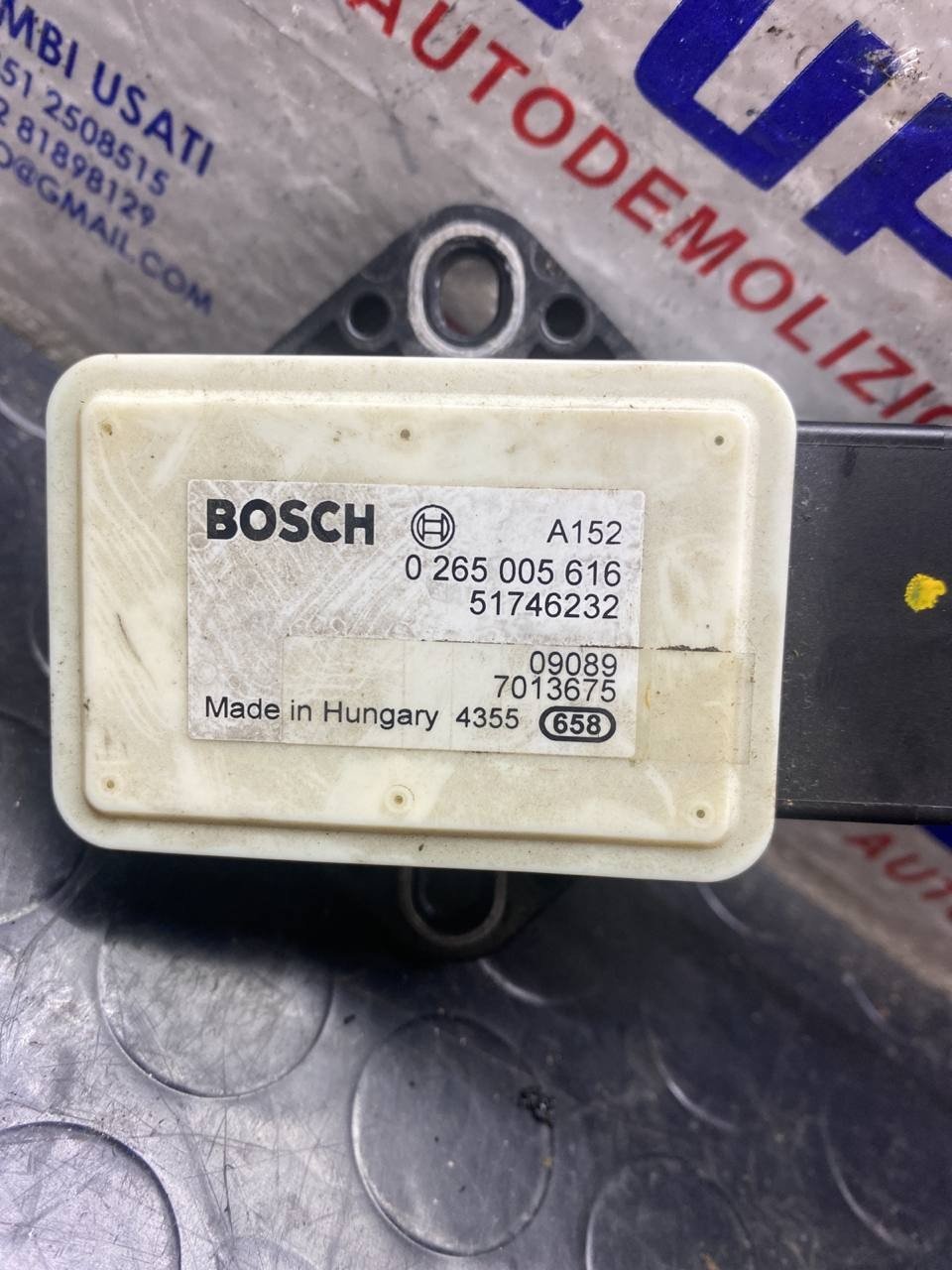 Sensore imbardata esp Fiat bravo cod:0265005616 - F&P CRASH SRLS - Ricambi Usati