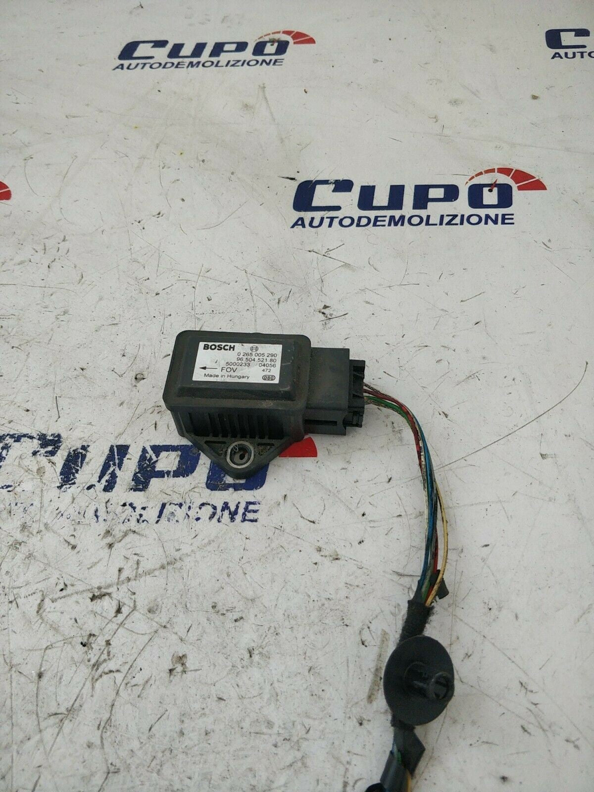SENSORE IMBARDATA Esp PEUGEOT 307 2° Serie 2.0 HDi 0265005290 9650452180 - F&P CRASH SRLS - Ricambi Usati