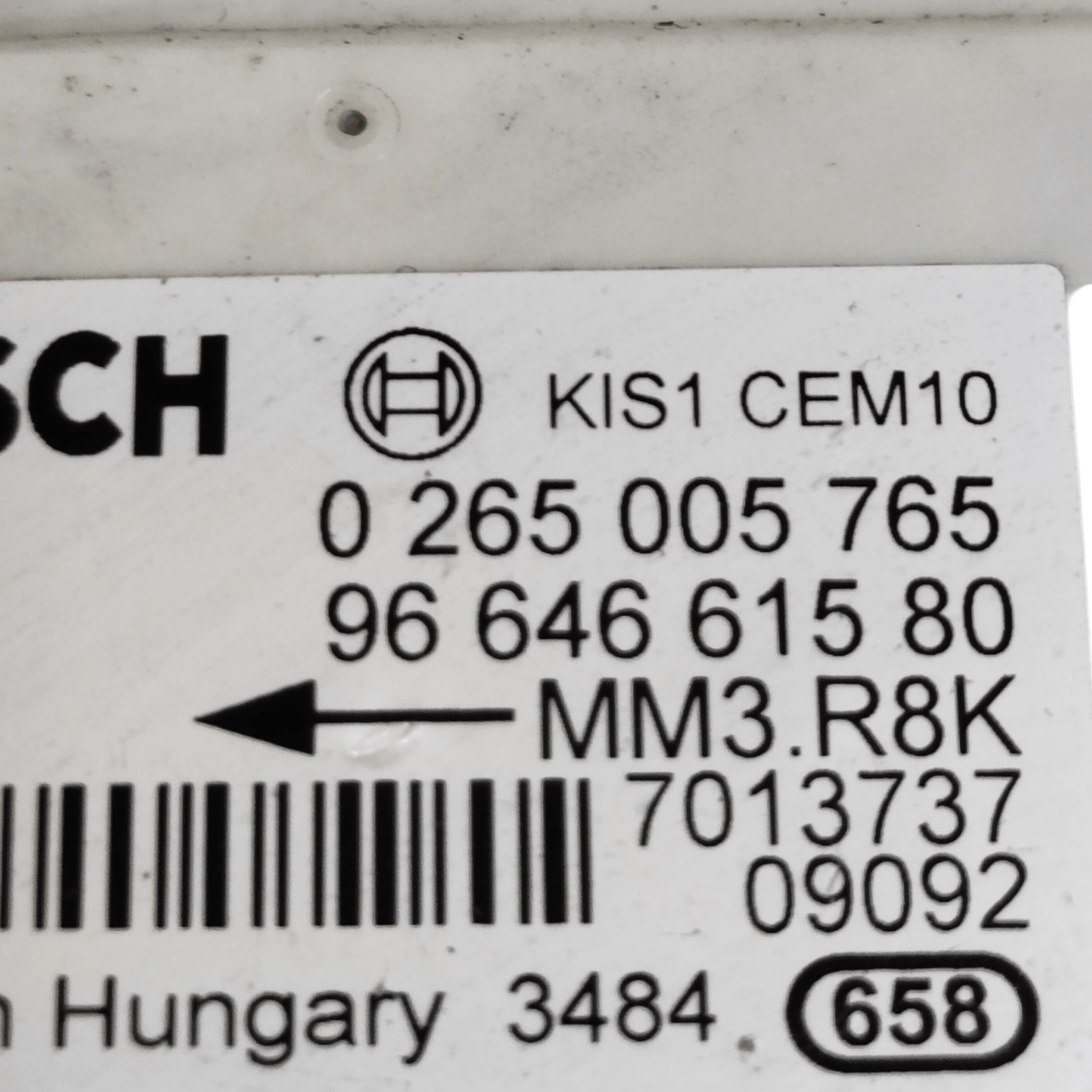 Sensore Imbardata / Sensore ESP Citroen C4 COD: 0265005765 (2010 - 2018) - F&P CRASH SRLS - Ricambi Usati