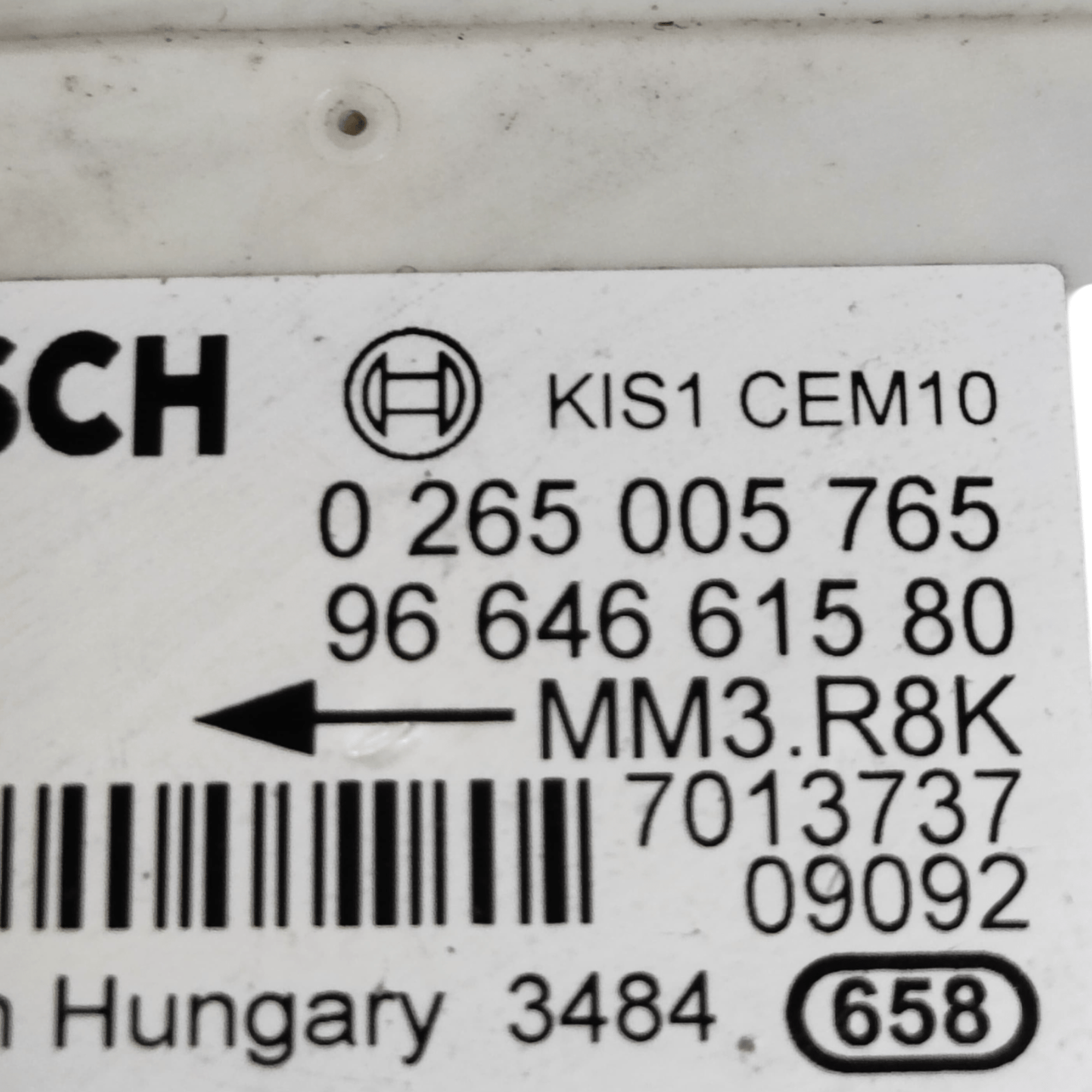 Sensore Imbardata / Sensore ESP Citroen C4 COD: 0265005765 (2010 - 2018) - F&P CRASH SRLS - Ricambi Usati