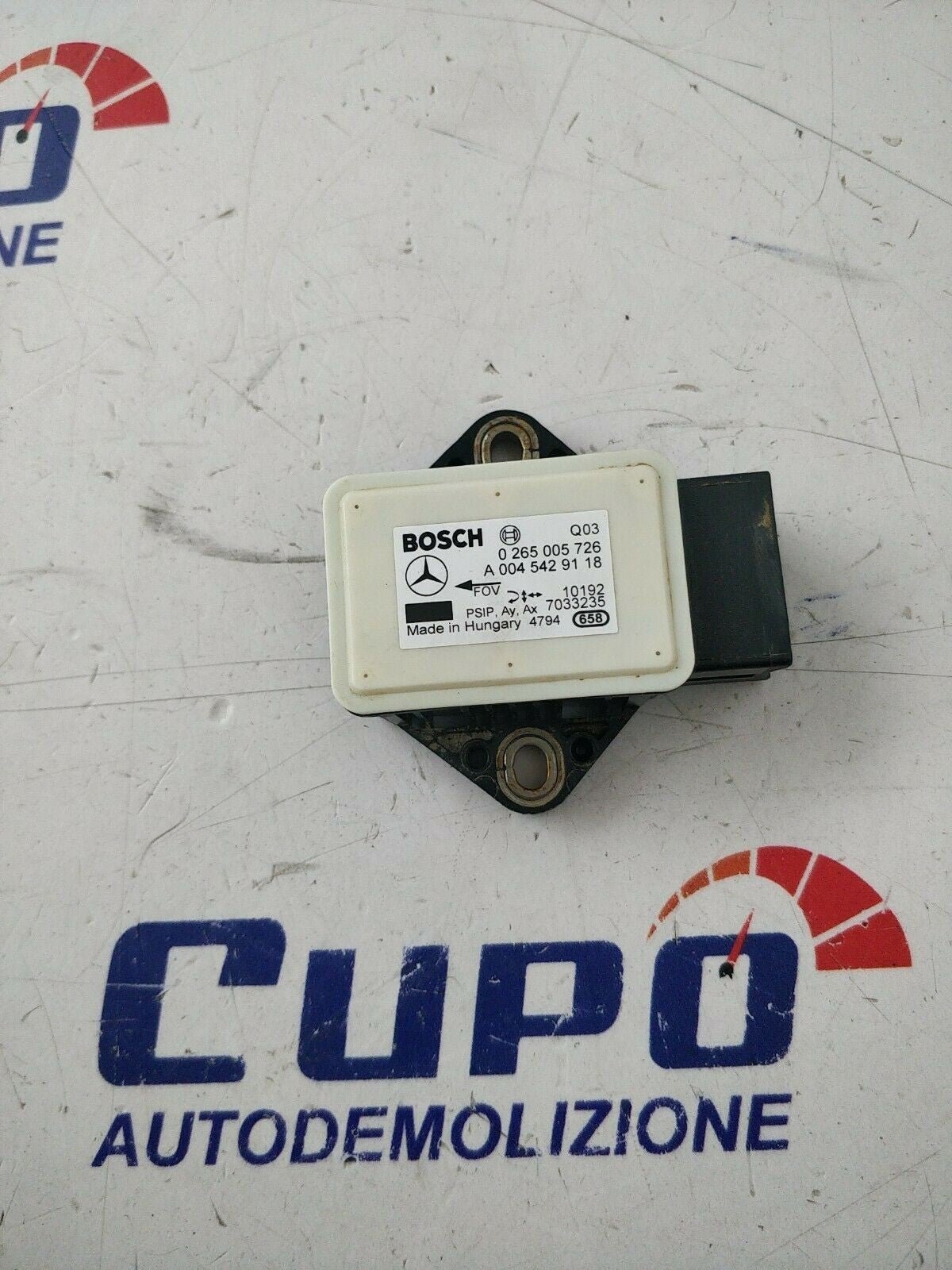 Imbardata Sensor / Rotation Sensor Esp Mercedes 0265005726 / A0045429118 - F&P CRASH SRLS - Used Parts