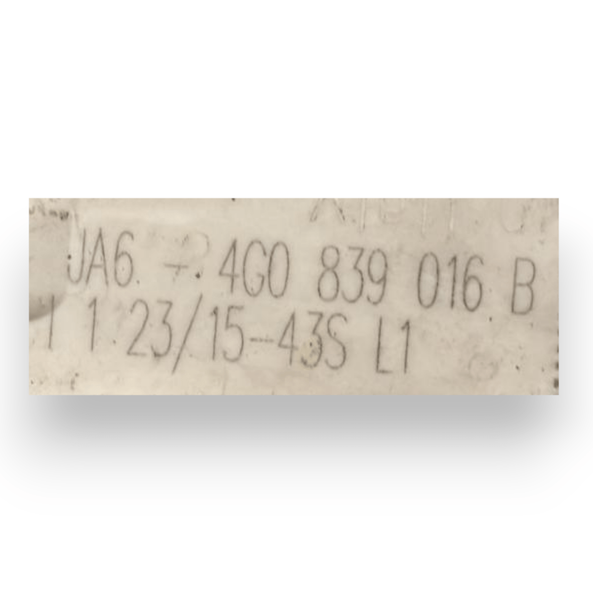 Right front door lock (dx) audi a3 8v code:4g0839016b (2012 - 2020) + external handle - F&P CRASH SRL - Used Spare Parts