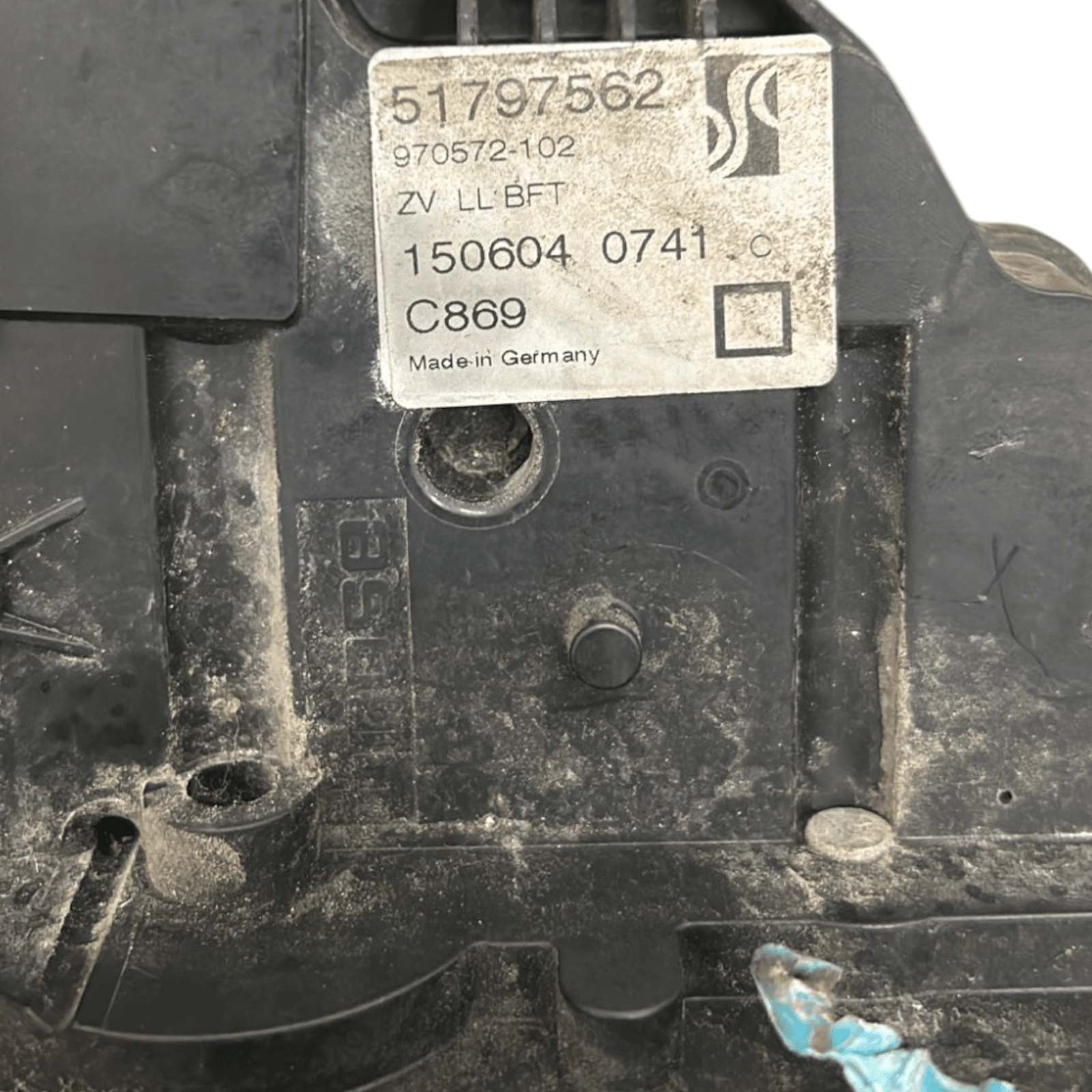 Right Front Door Lock Fiat Grande Punto code:51797562 (2005 > 2012) - F&P CRASH SRLS - Used Parts