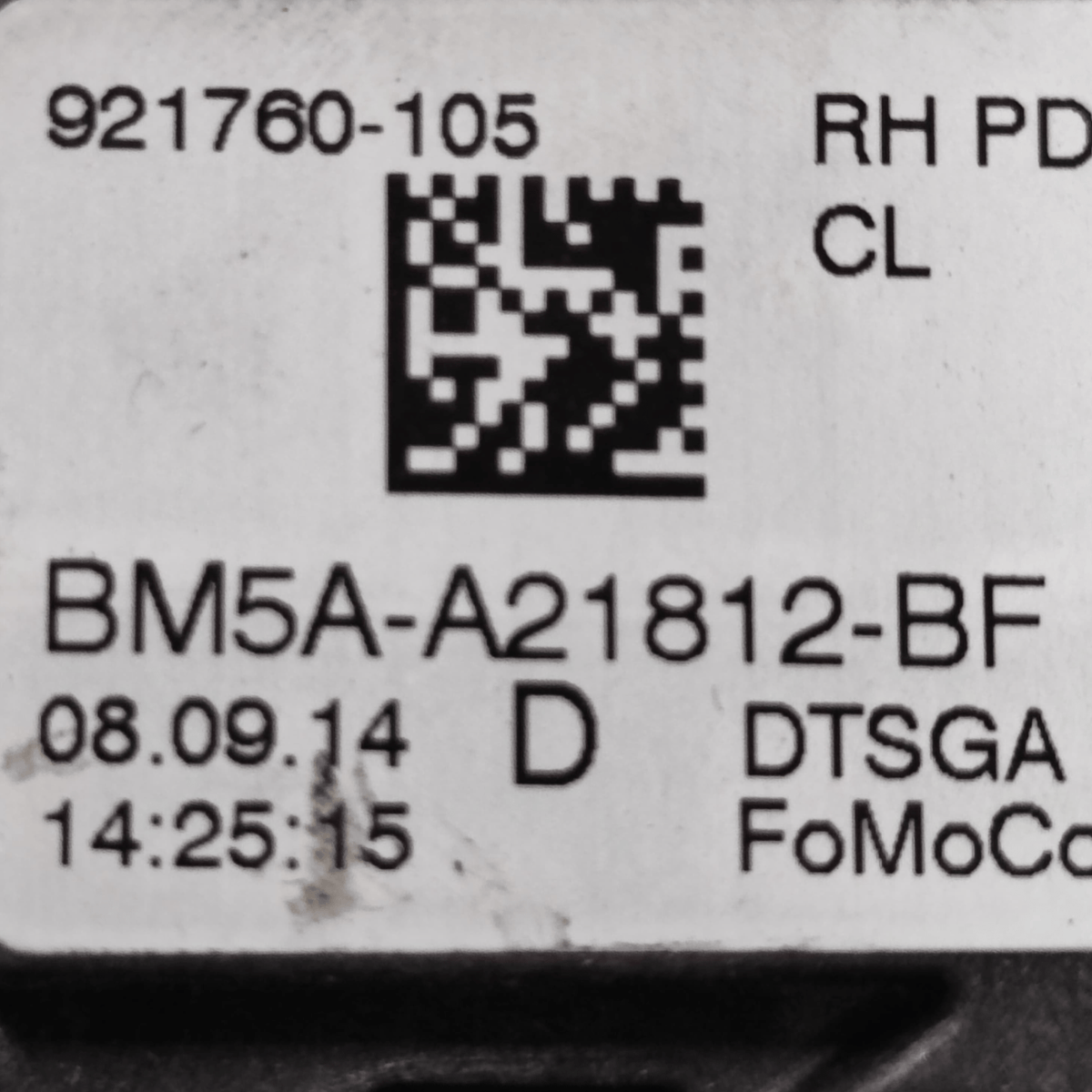 Right Front Door Lock Ford Focus III Series CODE: BM5AA21812BF (2011 - 2018) - F&P CRASH SRLS - Used Parts
