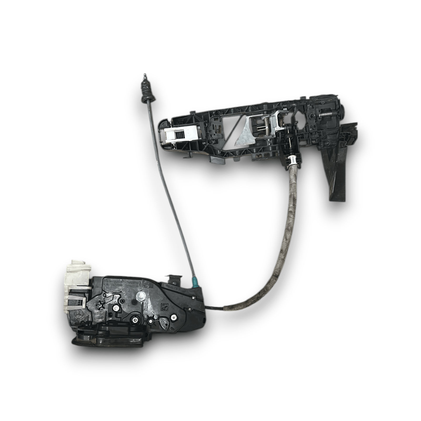 Right Front Door Lock Mercedes Benz Class A (W177) cod.A0997202002 (2018 > ) + Handle Support - F&P CRASH SRLS - Used Parts