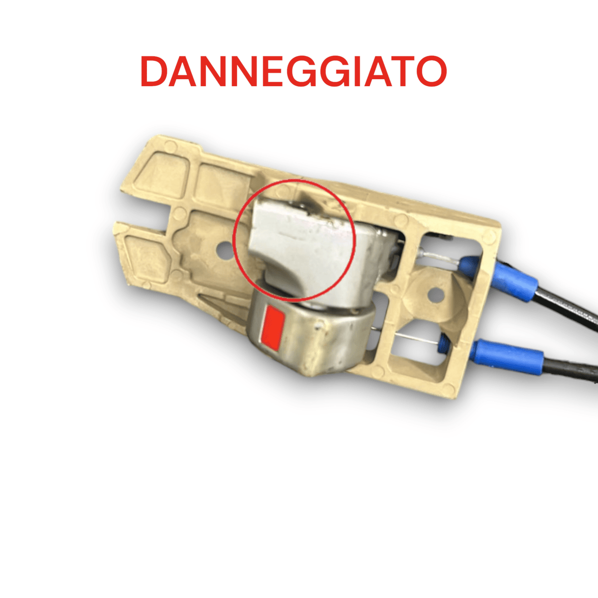 Left Front Door Lock DR5 code:T11 - 6105030 (2007 > 2013) - F&P CRASH SRLS - Used Spare Parts