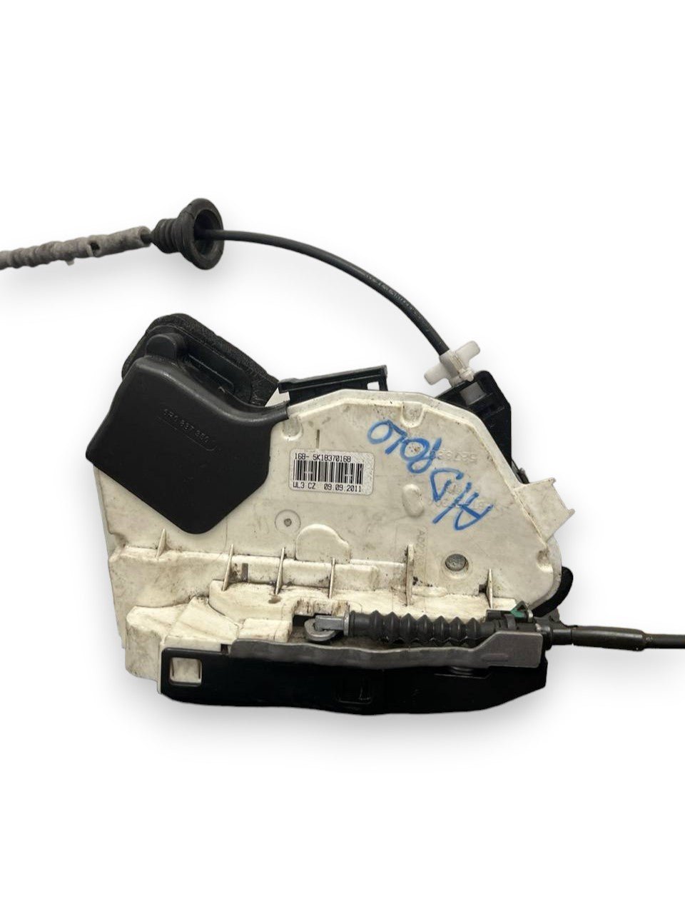 Door Lock / Front Right Door (dx) Volkswagen Polo 6R (2009 to 2017) cod: 6R0837350 - F&P CRASH SRLS - Used Parts
