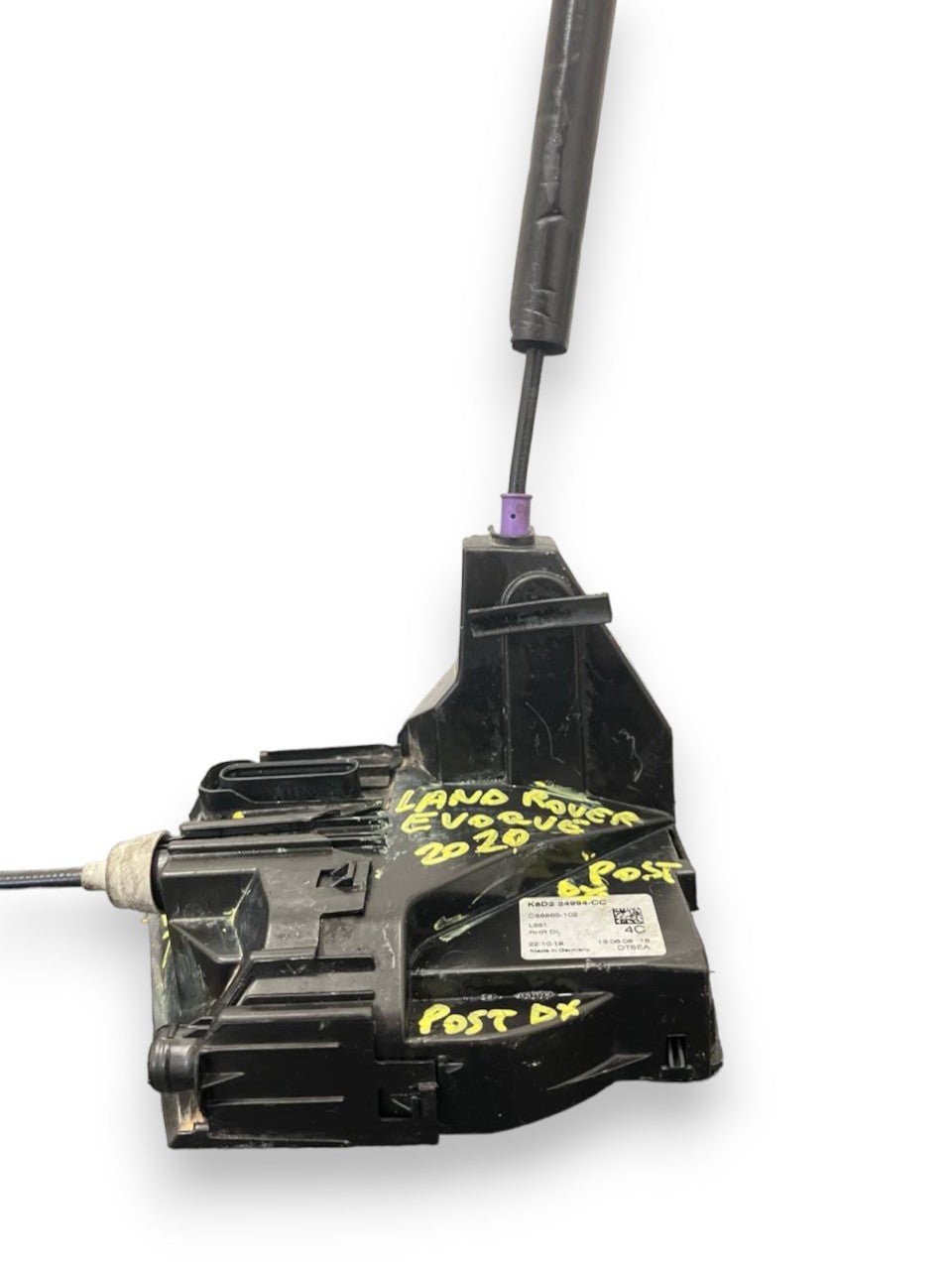 Right rear door lock (dx) Land Rover Evoque L551 (2018>) code: K8D2 - 24994 - CC - F&P CRASH SRLS - Used Parts
