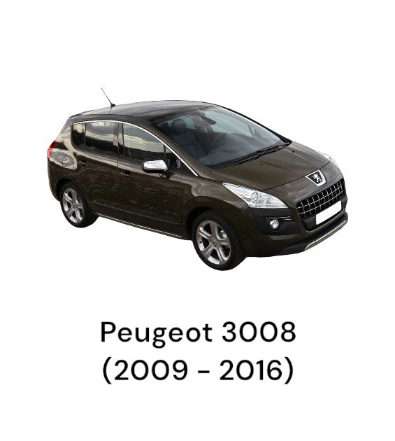 Right Rear Door Lock (DX) + External Handle Peugeot 3008 (2009 > 2016) cod.006230 - F&P CRASH SRLS - Used Parts