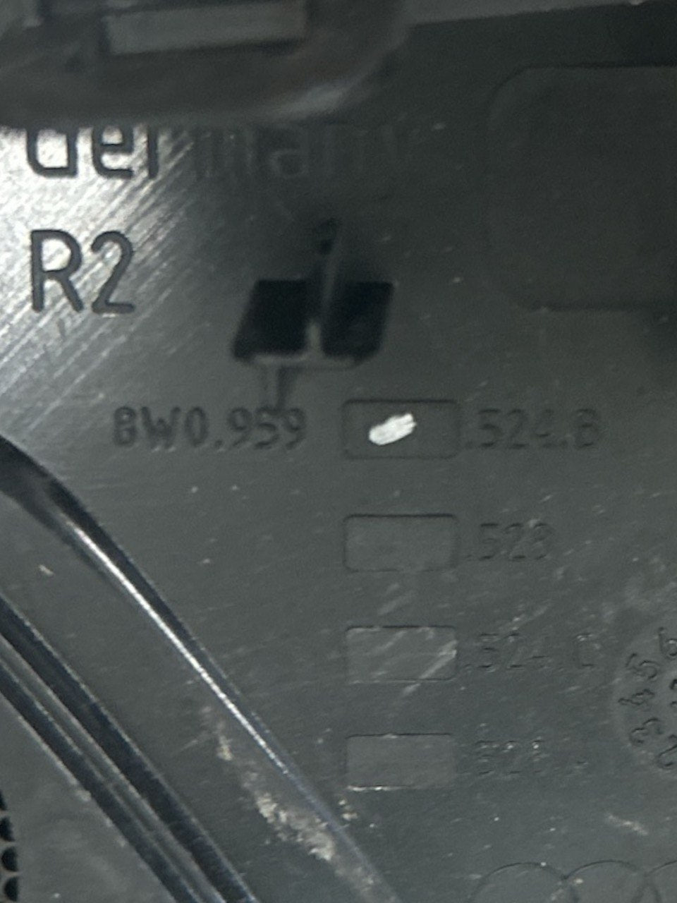 Right Rear Door Lock (DX) + Internal - External Handle Audi A4 (B9) (2016 > ) cod.4G0839016H - F&P CRASH SRLS - Used Parts