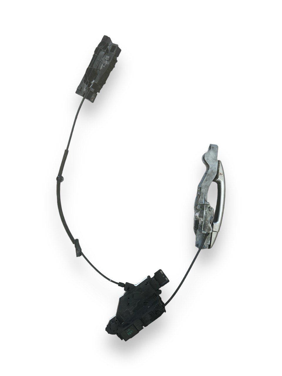 Right Rear Door Lock (DX) + Internal - External Handle Peugeot 207 (2006 > 2015) code.24097816 - F&P CRASH SRLS - Used Parts