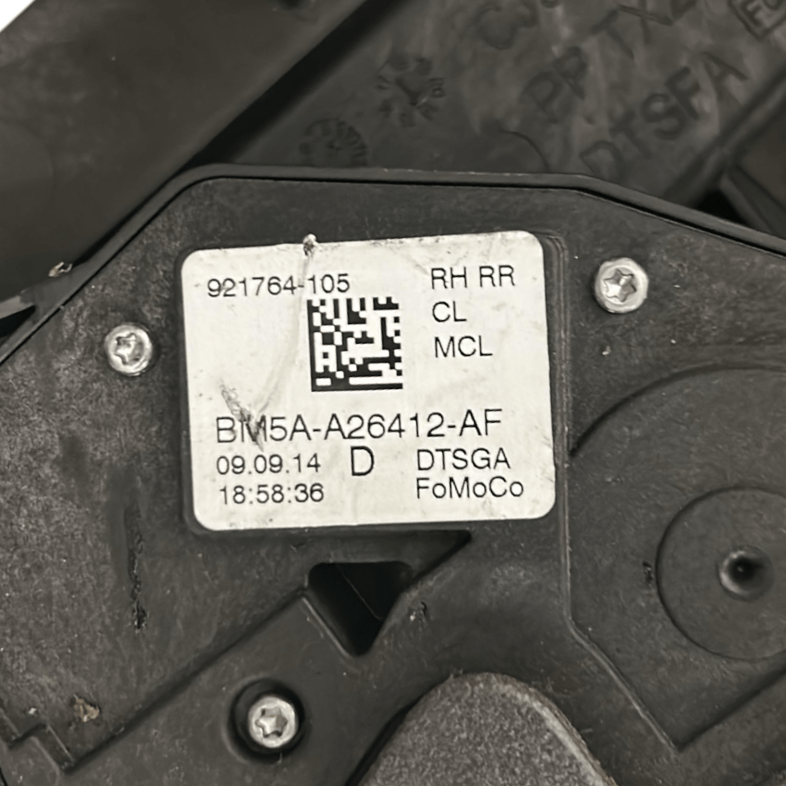 Right Rear Door Lock Ford Kuga II code.BM5A - A26412 - AF (2012 > 2020) + External Handle Support - F&P CRASH SRLS - Used Parts