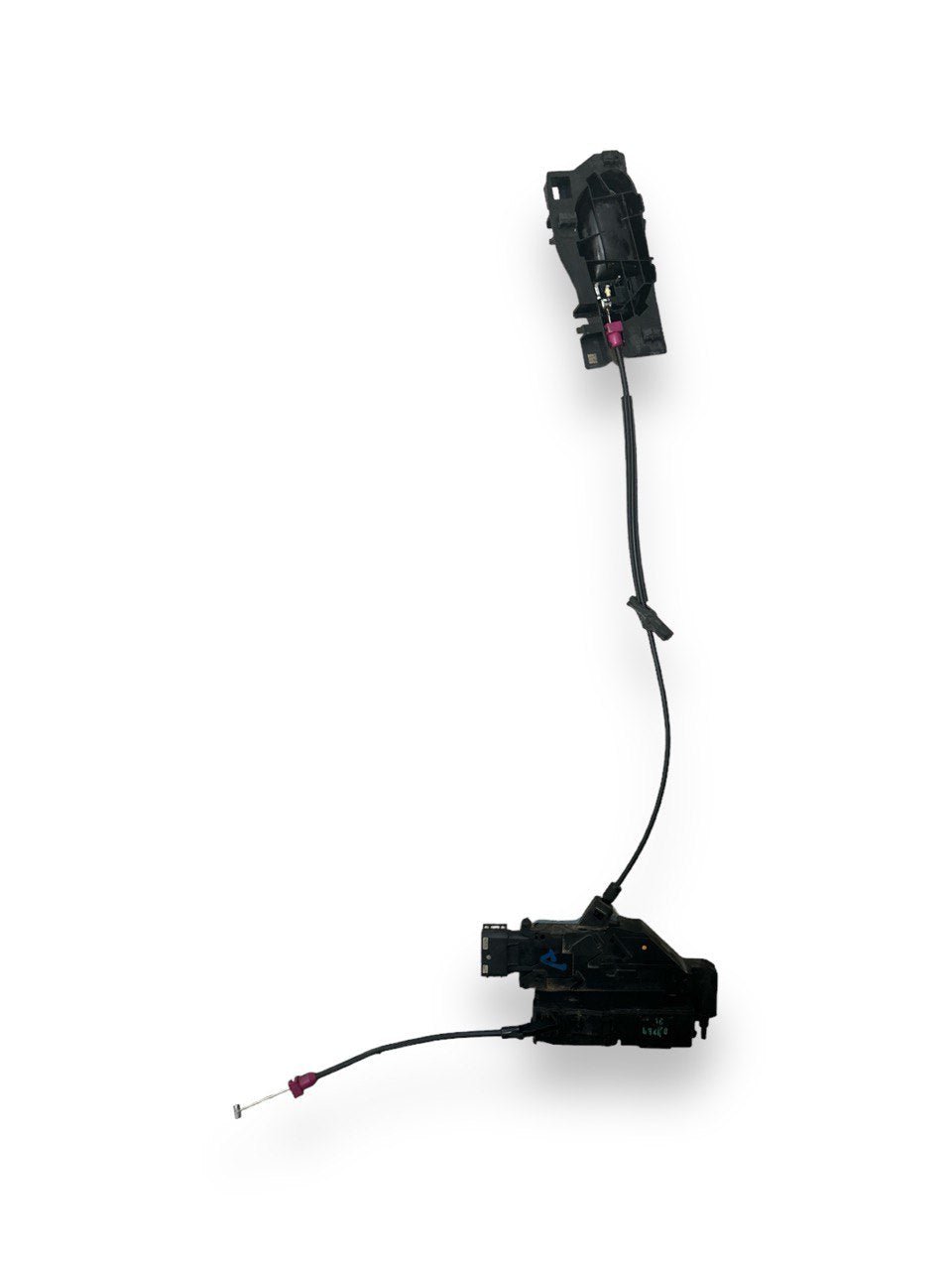 Left Rear Door Lock (SX) + Internal Handle Peugeot 207 (200 > 2015) code.24087816 - F&P CRASH SRLS - Used Parts