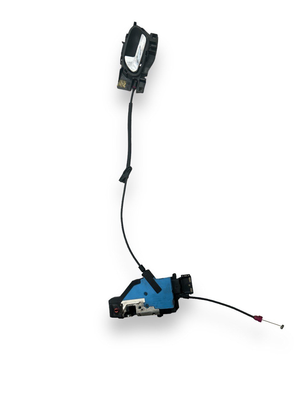 Left Rear Door Lock (SX) + Internal Handle Peugeot 207 (200 > 2015) code.24087816 - F&amp;P CRASH SRLS - Used Parts
