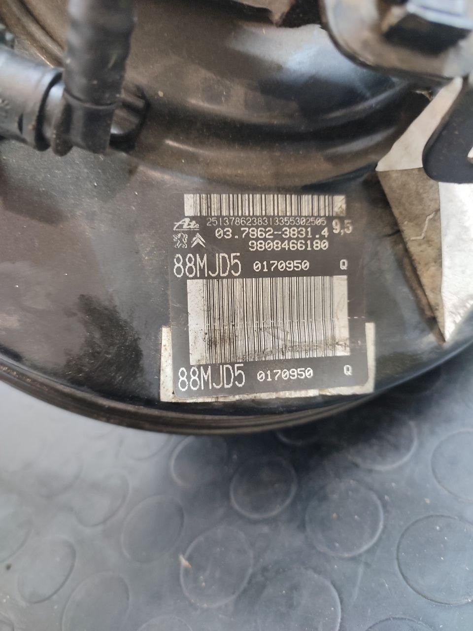 ServoFreno Peugeot 5008 / 3008 (2013) Cod:88MJD5 - F&P CRASH SRLS - Ricambi Usati