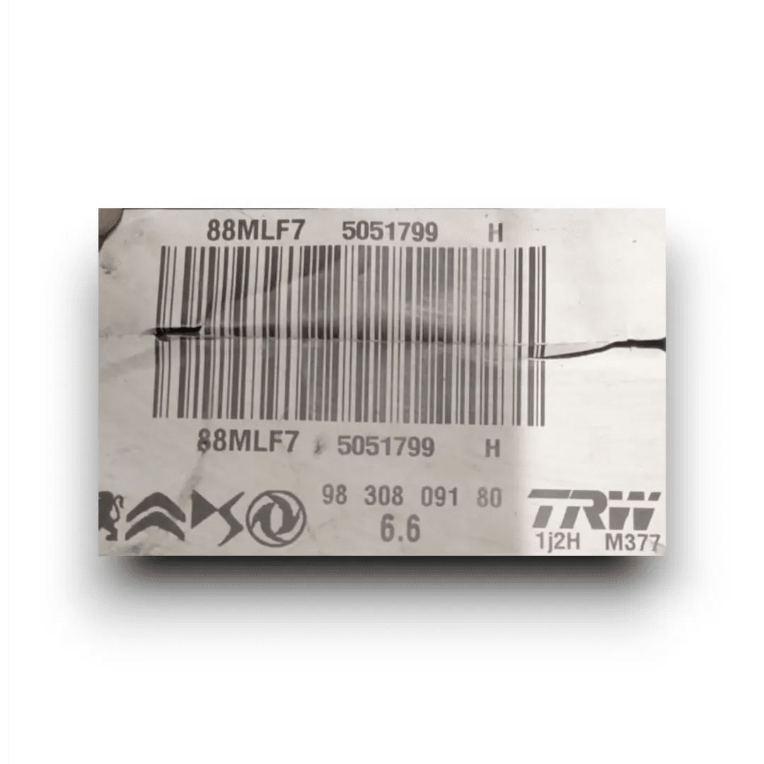 Dettaglio Servofreno posteriore Peugeot 208 2012–2015 OEM 1609895680 - foto 3