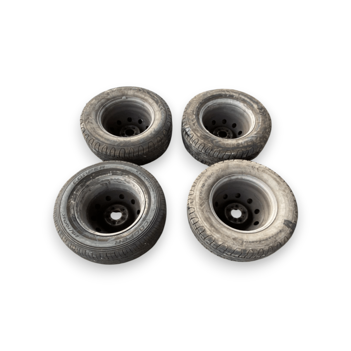 Set 4 cerchi in ferro fiat ducato (4 fori 215/70 r15 ) (2014 - ) - F&P CRASH SRLS - Ricambi Usati