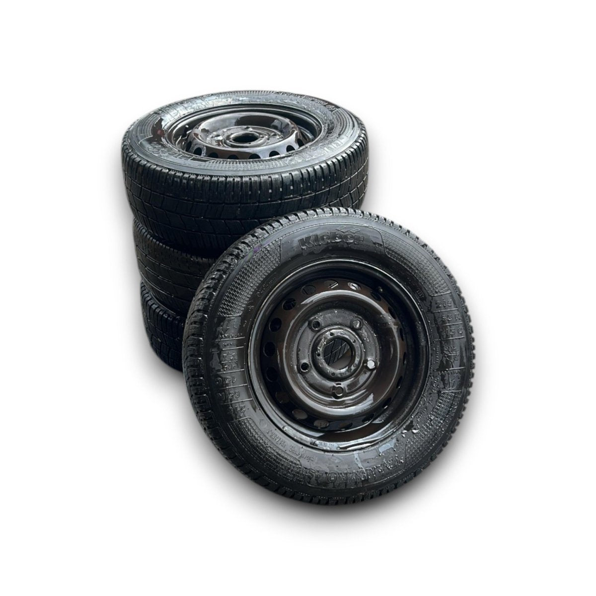 Set 4 Cerchi In Ferro Ford Transit Custom (5 Fori / 215 / 65 R15) (2012 &gt; 2018) - F&amp;P CRASH SRLS - Ricambi Usati