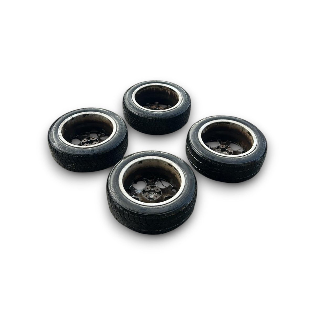 Set 4 cerchi in lega Alfa Romeo Mito cod.156089365 (4 fori / 195 / 55 r16) (2008 > 2018) - F&P CRASH SRL - Ricambi Usati