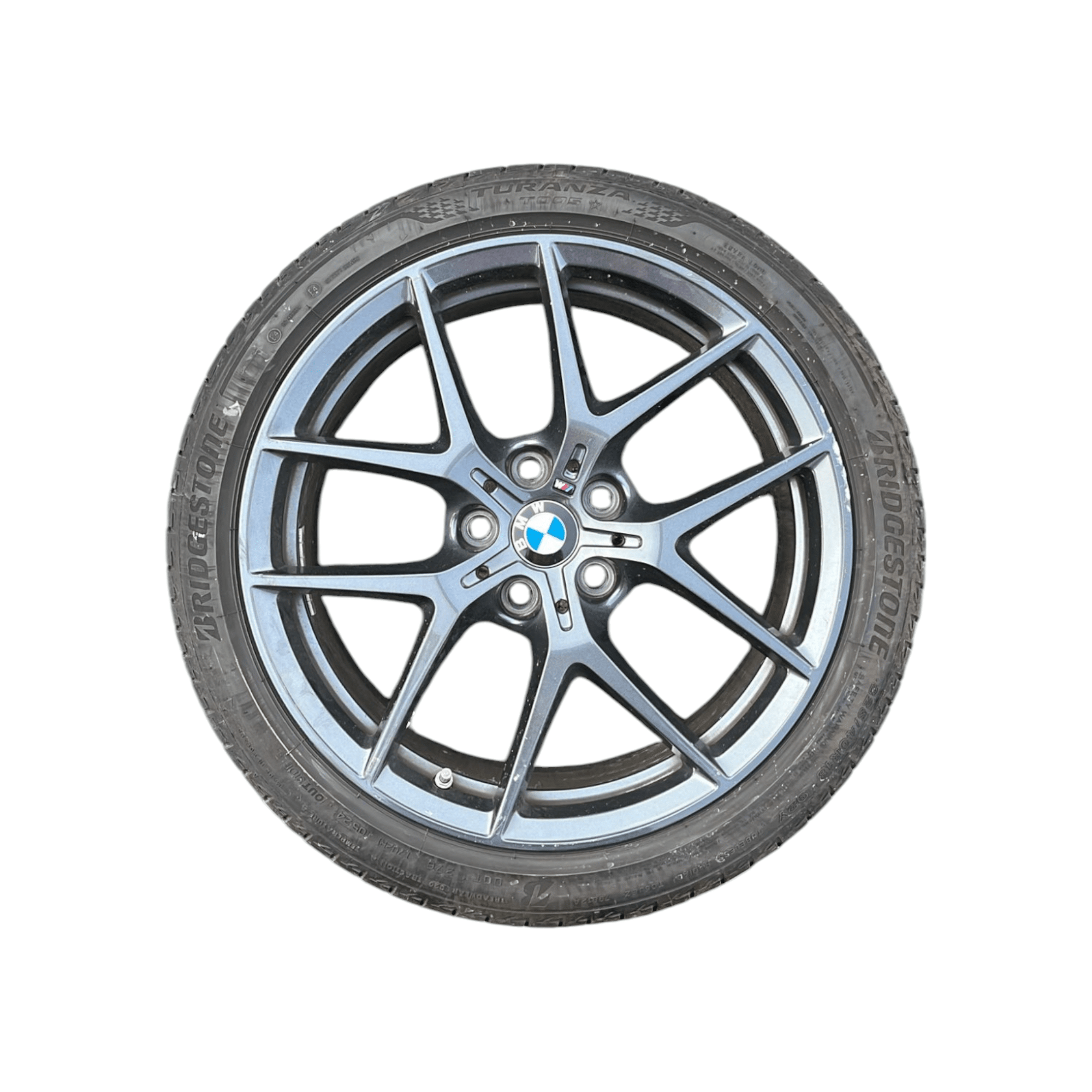 Set 4 cerchi in lega Bmw serie 1 F40 M - sport (2019 - 2024) cod.8092353 - 8092354 225 / 40 R18 - F&P CRASH SRLS - Ricambi Usati