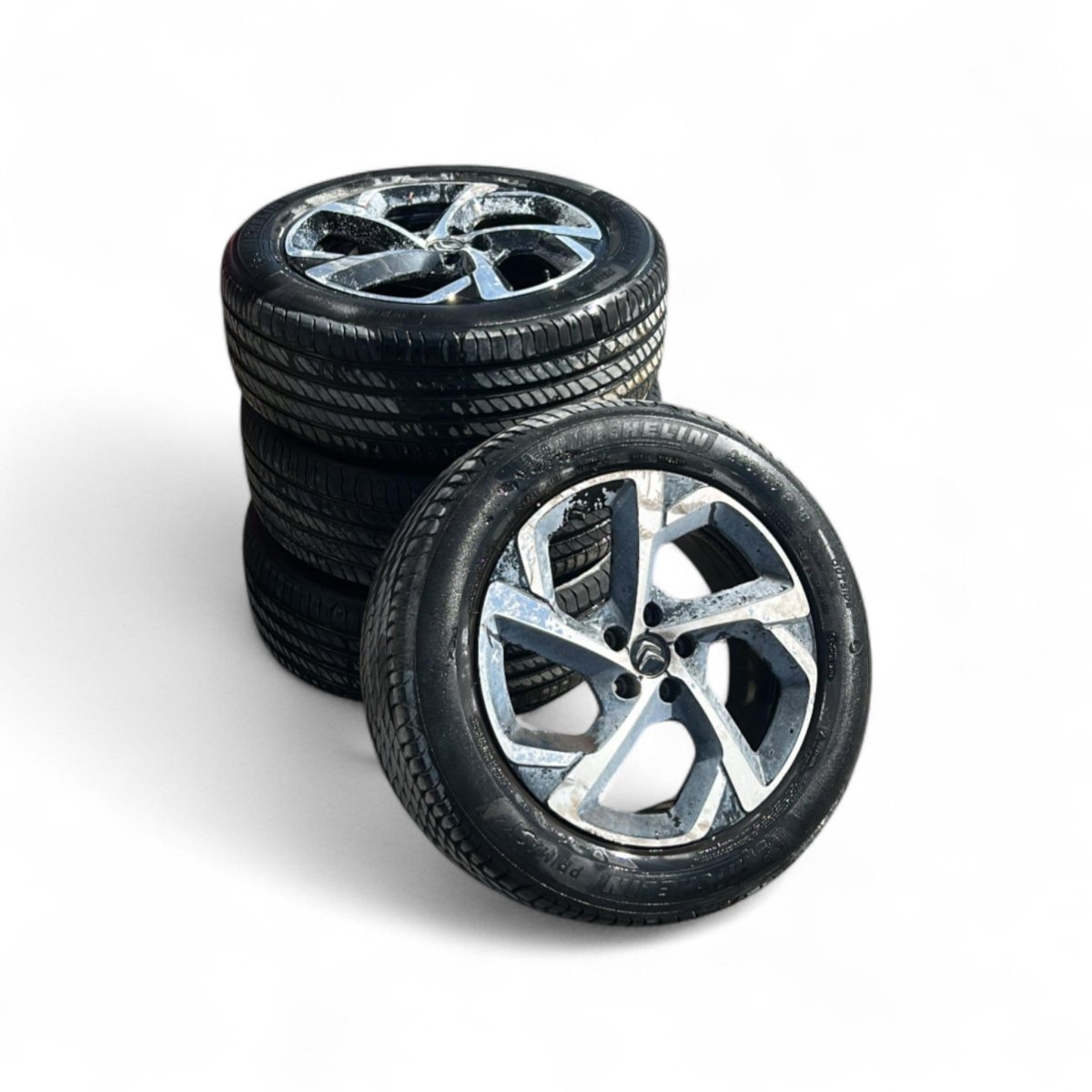 Set 4 cerchi in lega Citroen C5 Aircross cod.9828110677 (5 fori / 225 / 55 r18) (2017 > ) - F&P CRASH SRLS - Ricambi Usati