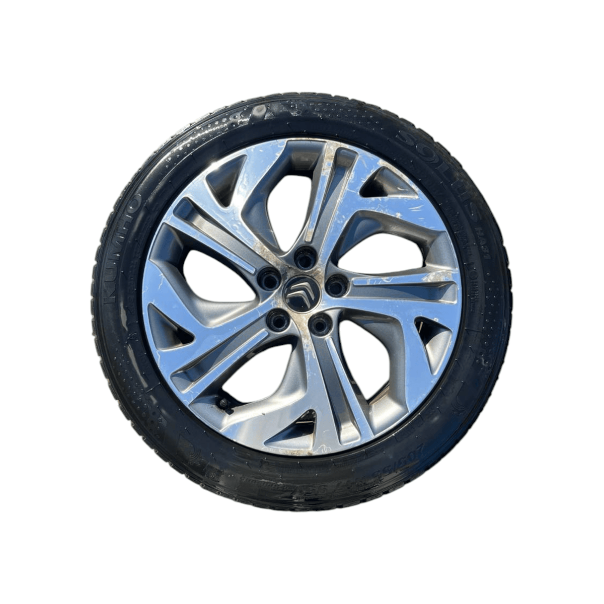 Set 4 cerchi in lega diamantati Citroen C4 Picasso (2013 - 2022) cod.9677090177 205 / 55 R17 - F&P CRASH SRLS - Ricambi Usati