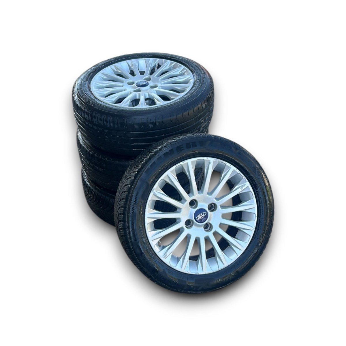 Set 4 cerchi in lega Ford B - Max cod.av11 - 1007 - cb (4 fori / 195 / 55 r16) (2012 > 2018) - F&P CRASH SRLS - Ricambi Usati