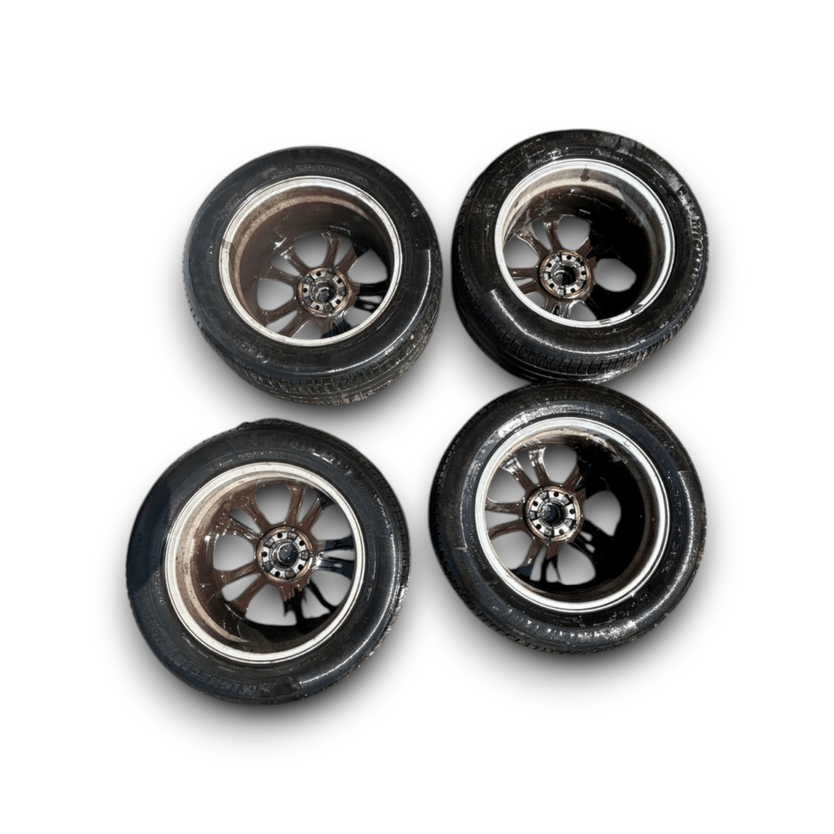 Set 4 Cerchi In Lega Ford Kuga II cod:GJ5C - 1007 - F1B (2012 > 2019) - F&P CRASH SRLS - Ricambi Usati