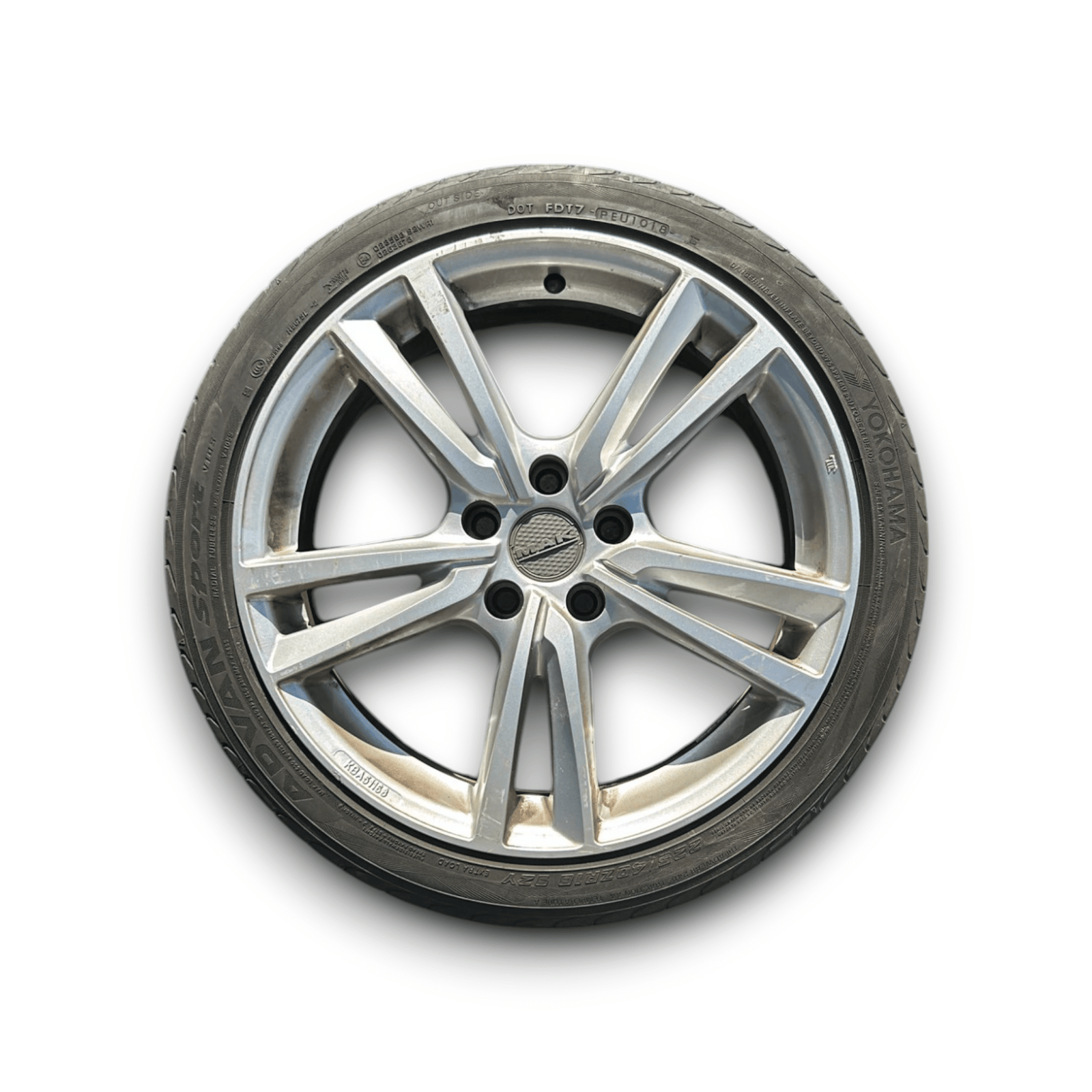 Set 4 Cerchi In Lega (MAK ICONA) Maserati Levante (5 Fori /225/40 R18) (2016 > 2024) - F&P CRASH SRLS - Ricambi Usati