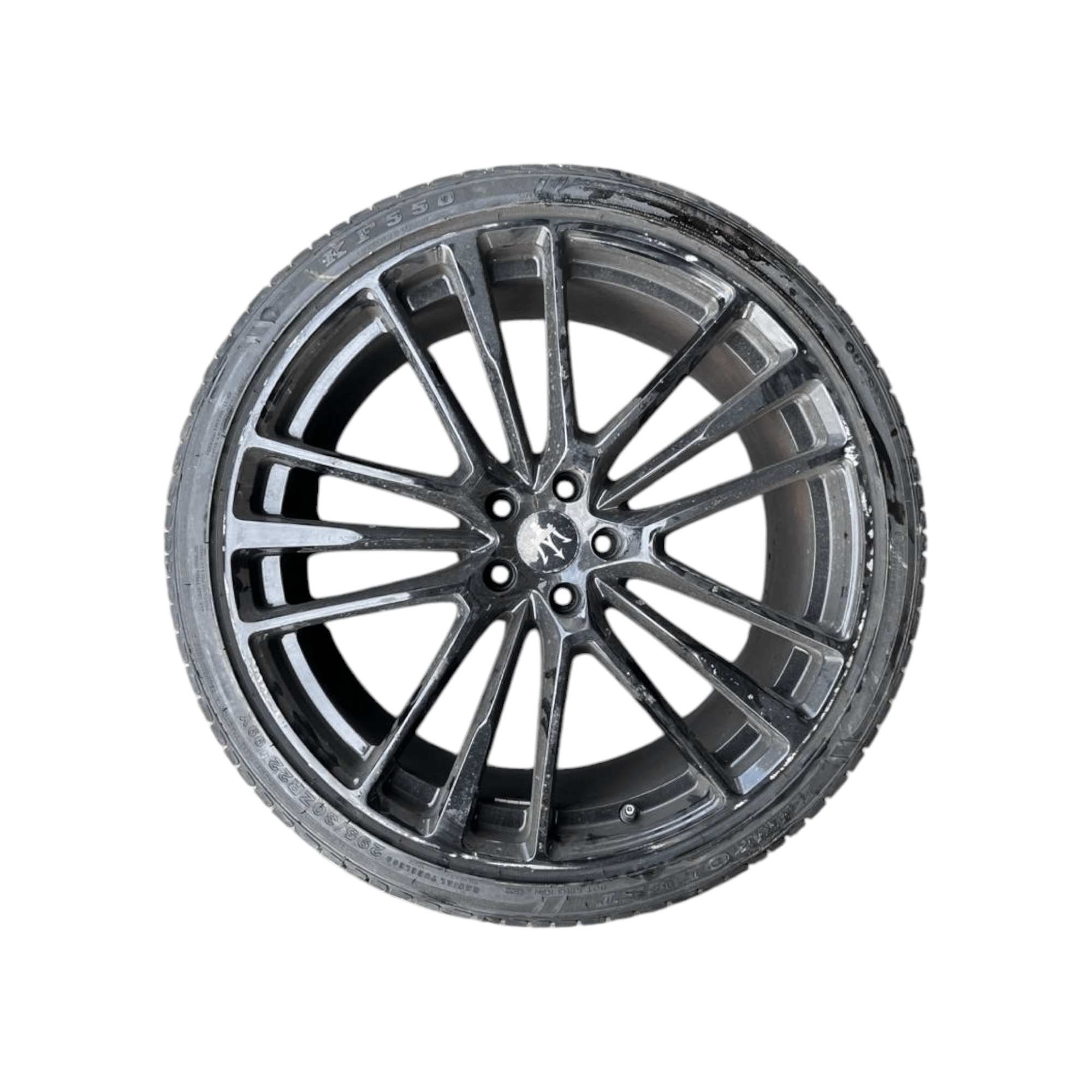 Set 4 cerchi in lega Maserati levante (2018 - >) 295 / 30ZR22 - 235 / 30R22 - F&P CRASH SRLS - Ricambi Usati