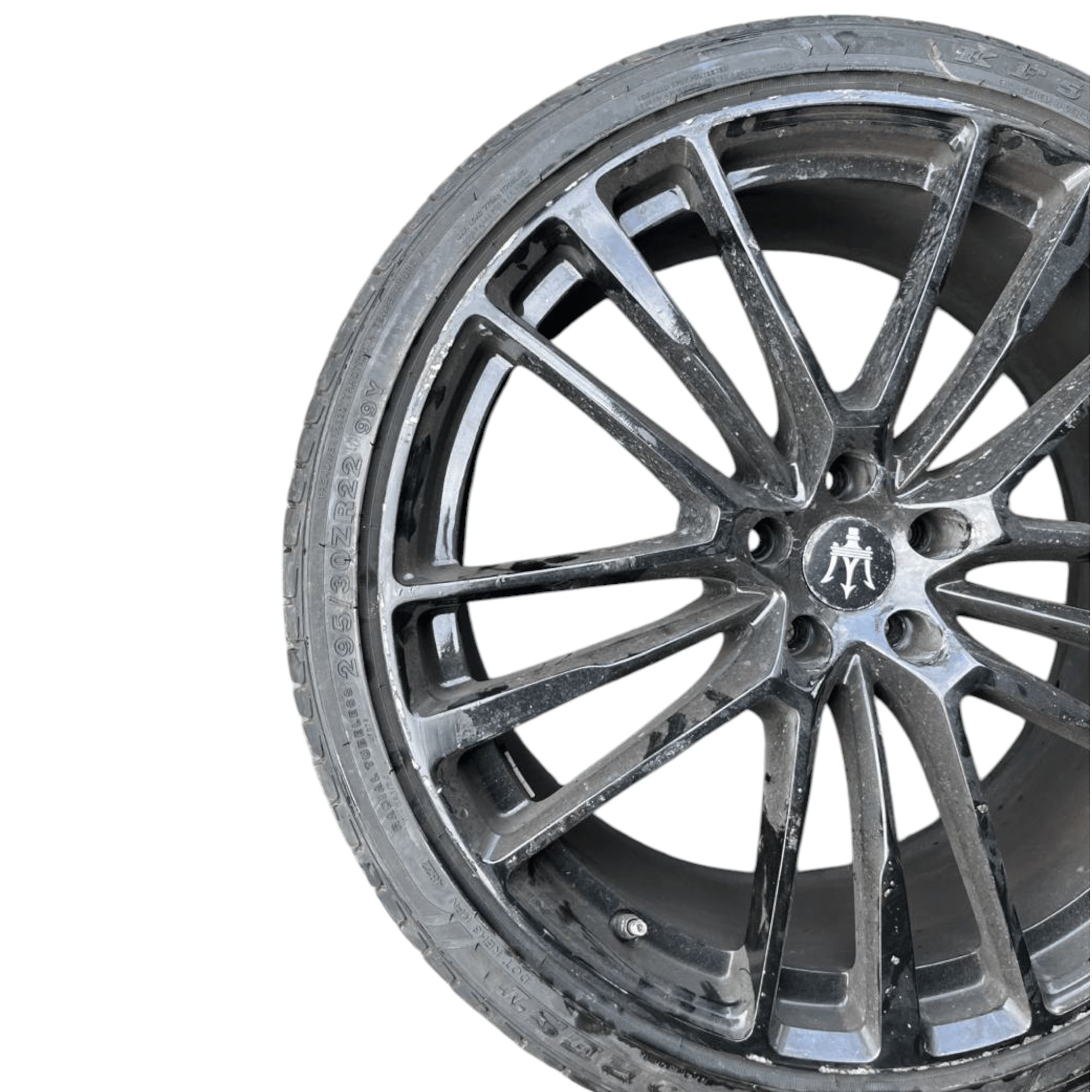 Set 4 cerchi in lega Maserati levante (2018 - >) 295 / 30ZR22 - 235 / 30R22 - F&P CRASH SRLS - Ricambi Usati