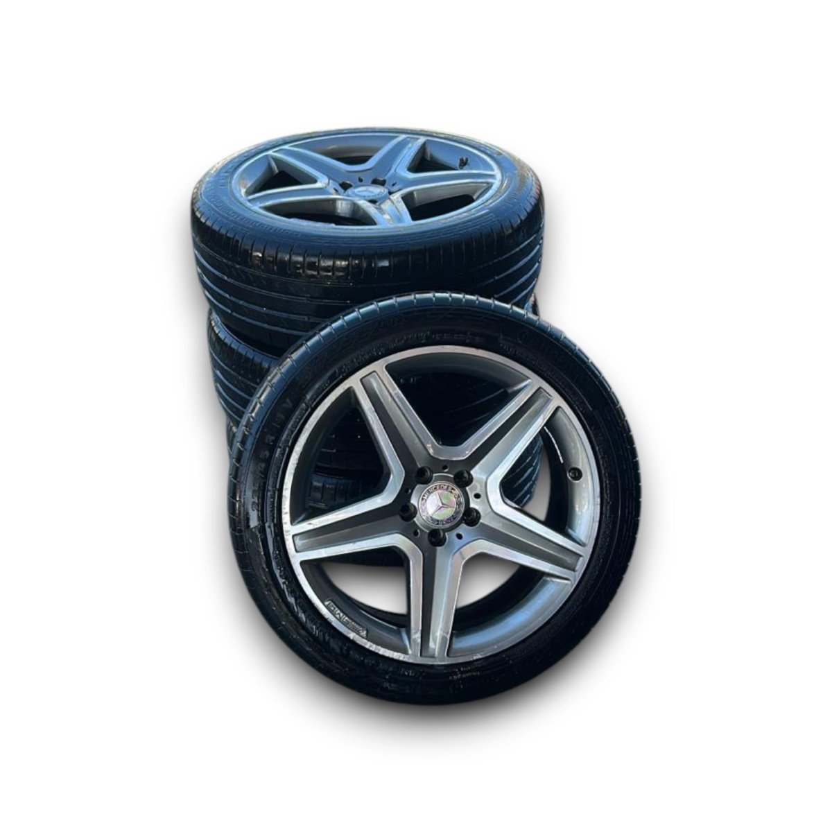 Set 4 cerchi in lega Mercedes Benz GLA (X156) (5 fori / 235 / 45 r19) cod.a1564010800 (2013 &gt; 2019) (AMG) - F&amp;P CRASH SRL - Ricambi Usati