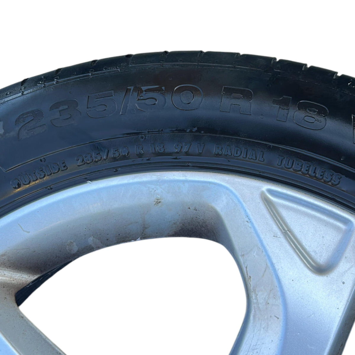 Set 4 Cerchi In Lega Mercedes Benz GLA (X156) cod.A1564012500 (5 Fori / 235 / 50 R18) (2013 > 2019) - F&P CRASH SRLS - Ricambi Usati