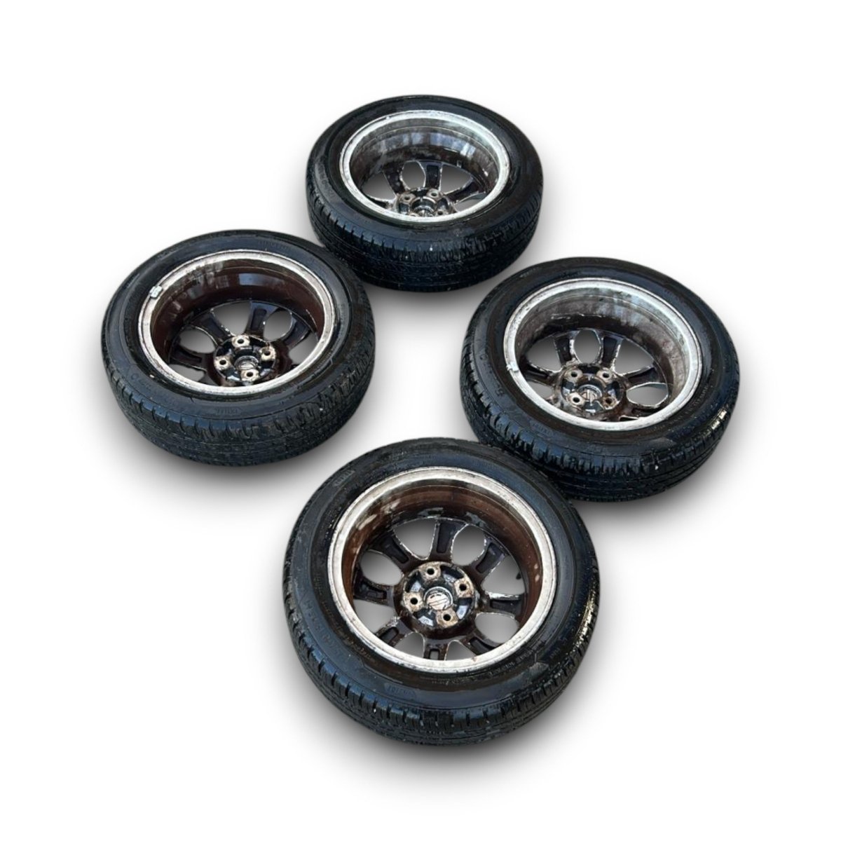 Set 4 cerchi in lega Nissan Micra (4 fori / 175 / 60 r15) (2010 > 2017) - F&P CRASH SRL - Ricambi Usati