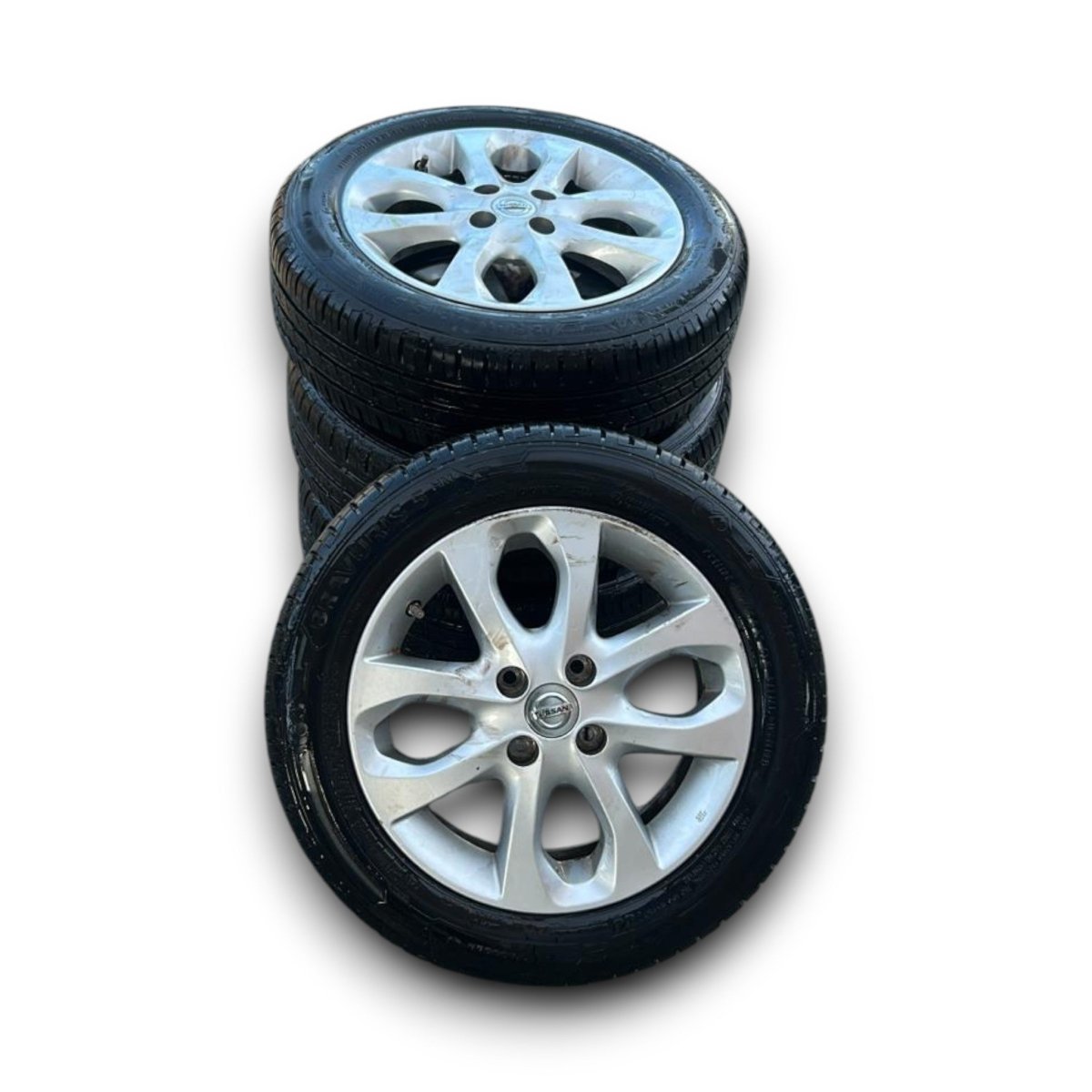 Set 4 cerchi in lega Nissan Micra (4 fori / 175 / 60 r15) (2010 > 2017) - F&P CRASH SRL - Ricambi Usati