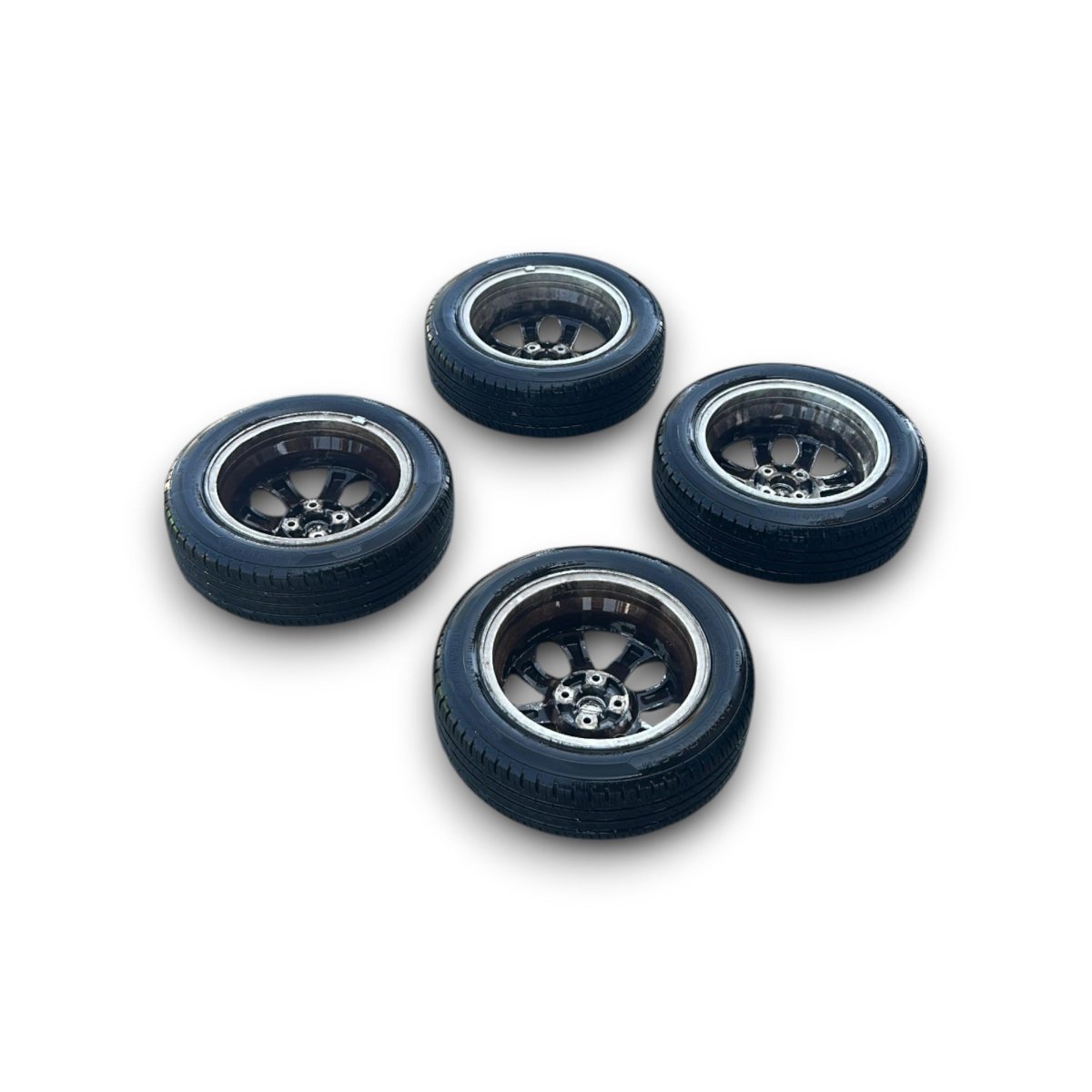 Set 4 cerchi in lega Nissan Micra (K13) (4 fori / 175 / 60 r15) (2010 > 2017) - F&P CRASH SRLS - Ricambi Usati