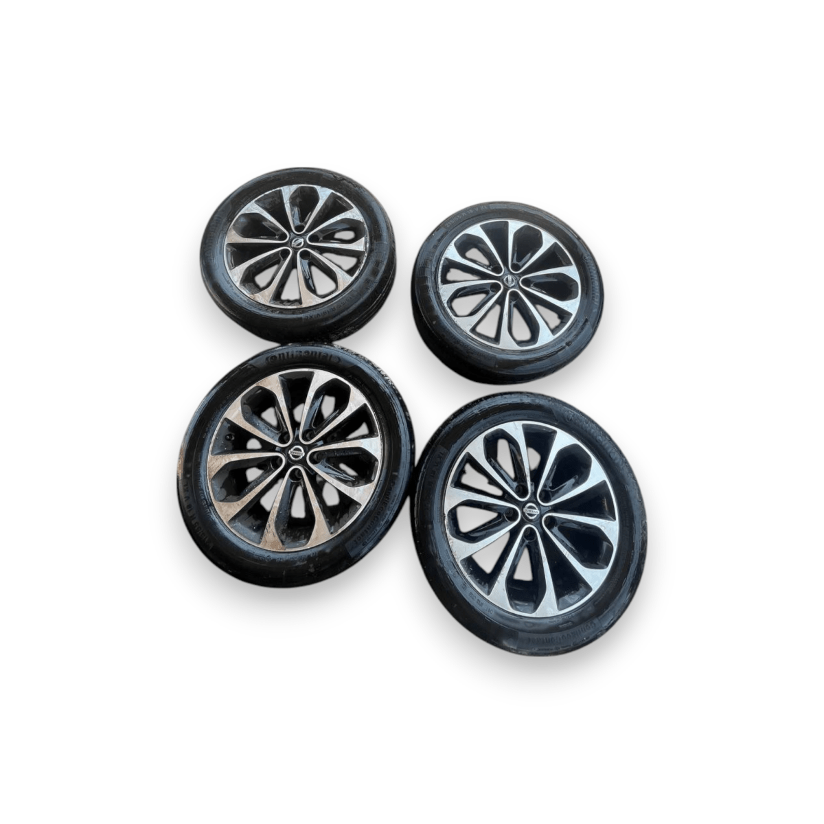 Set 4 Cerchi in Lega Nissan Qashqai J10 (2006 al 2014) (215 / 55 / R18) cod: 40300JD18C - F&amp;P CRASH SRLS - Ricambi Usati