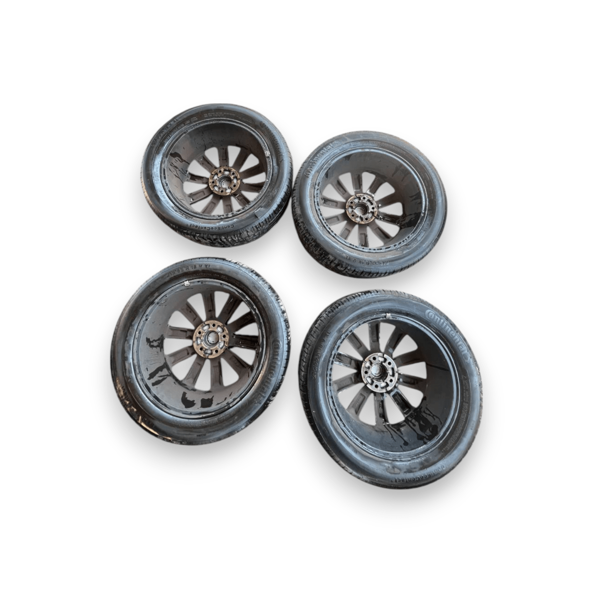 Set 4 Cerchi in Lega Nissan Qashqai J10 (2006 al 2014) (215 / 55 / R18) cod: 40300JD18C - F&P CRASH SRLS - Ricambi Usati