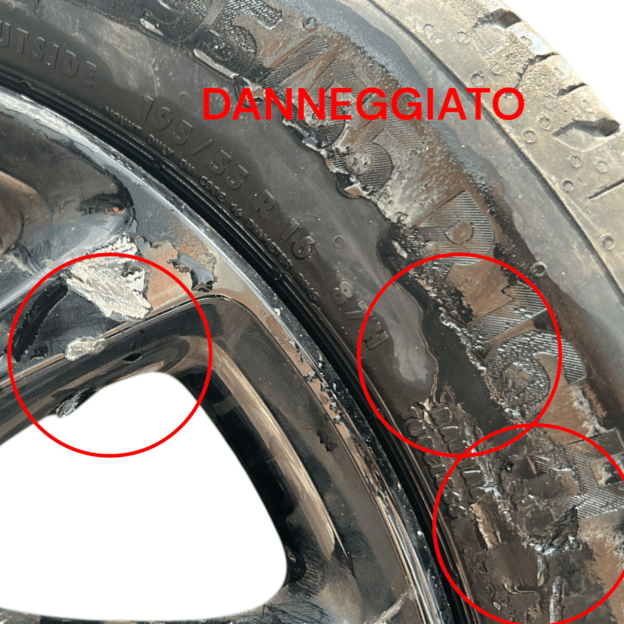 Set 4 Cerchi In Lega Opel Corsa F cod.9832274880 (4 Fori / 195 / 55 R16) (2019 > ) - F&P CRASH SRLS - Ricambi Usati