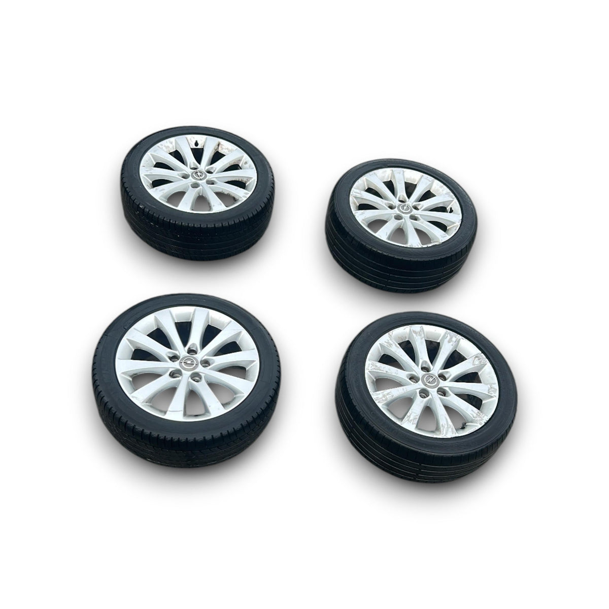 Set 4 Cerchi In Lega Opel Meriva B cod.13269541 (5 Fori / 225 / 45 R17) (2010 > 2017) - F&P CRASH SRLS - Ricambi Usati