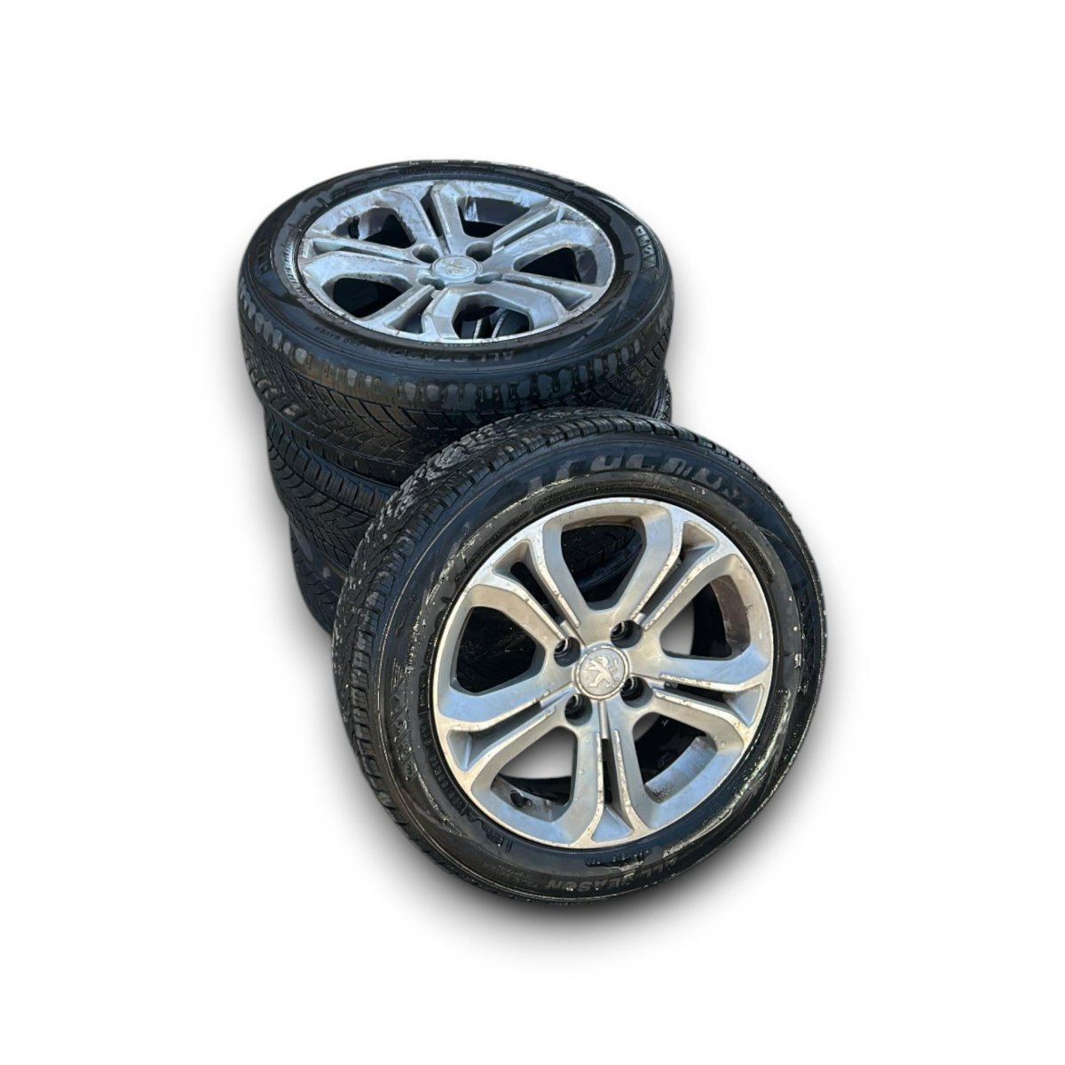 Set 4 Cerchi In Lega Peugeot 208 I cod.9673773677 (4 Fori / 195 / 55 R16) (2012 > 2019) - F&P CRASH SRLS - Ricambi Usati