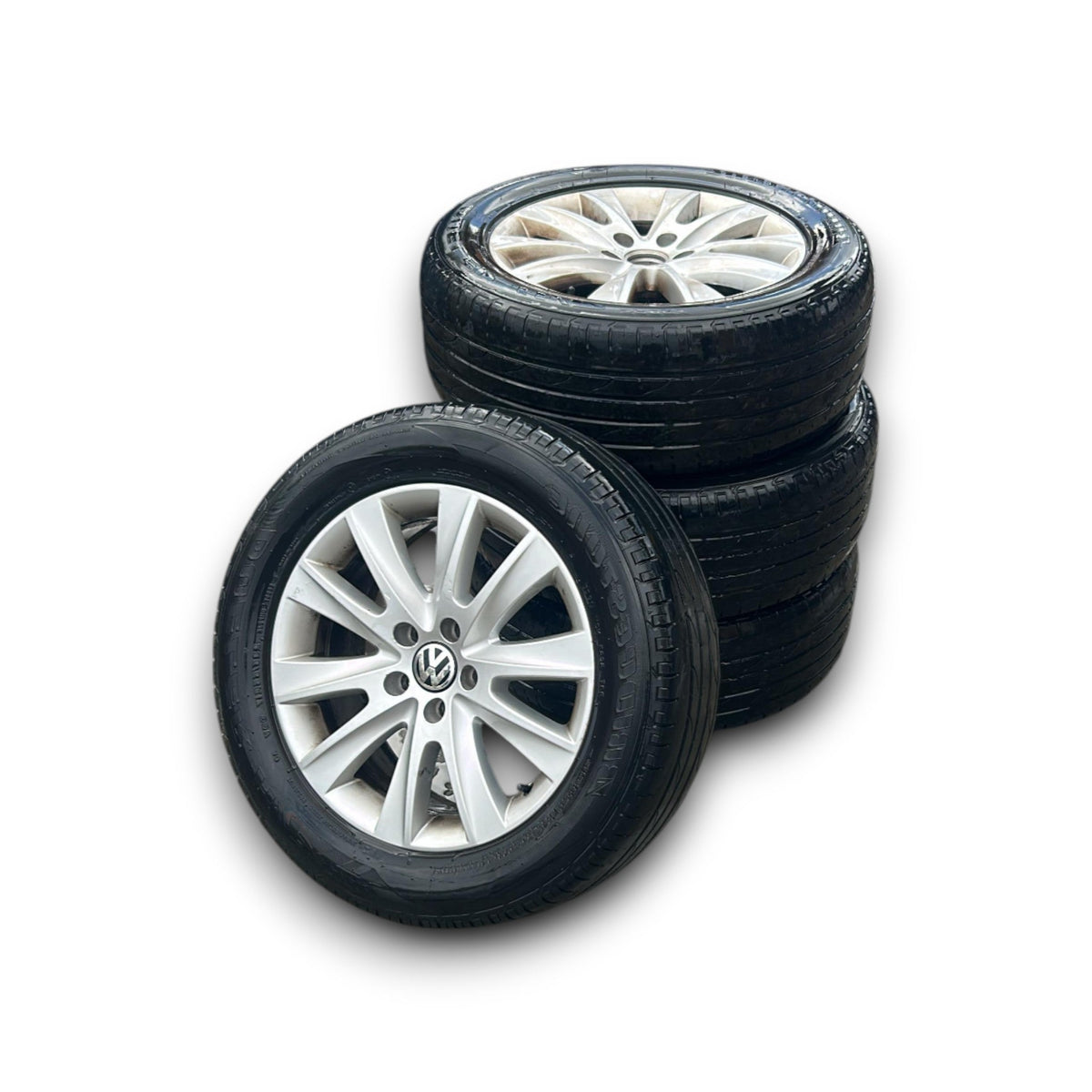 Set 4 Cerchi In Lega Volkswagen Tiguan (5N) cod.5N0601025M (5 Fori / 235 / 55 R17) (2007 &gt; 2016) - F&amp;P CRASH SRLS - Ricambi Usati