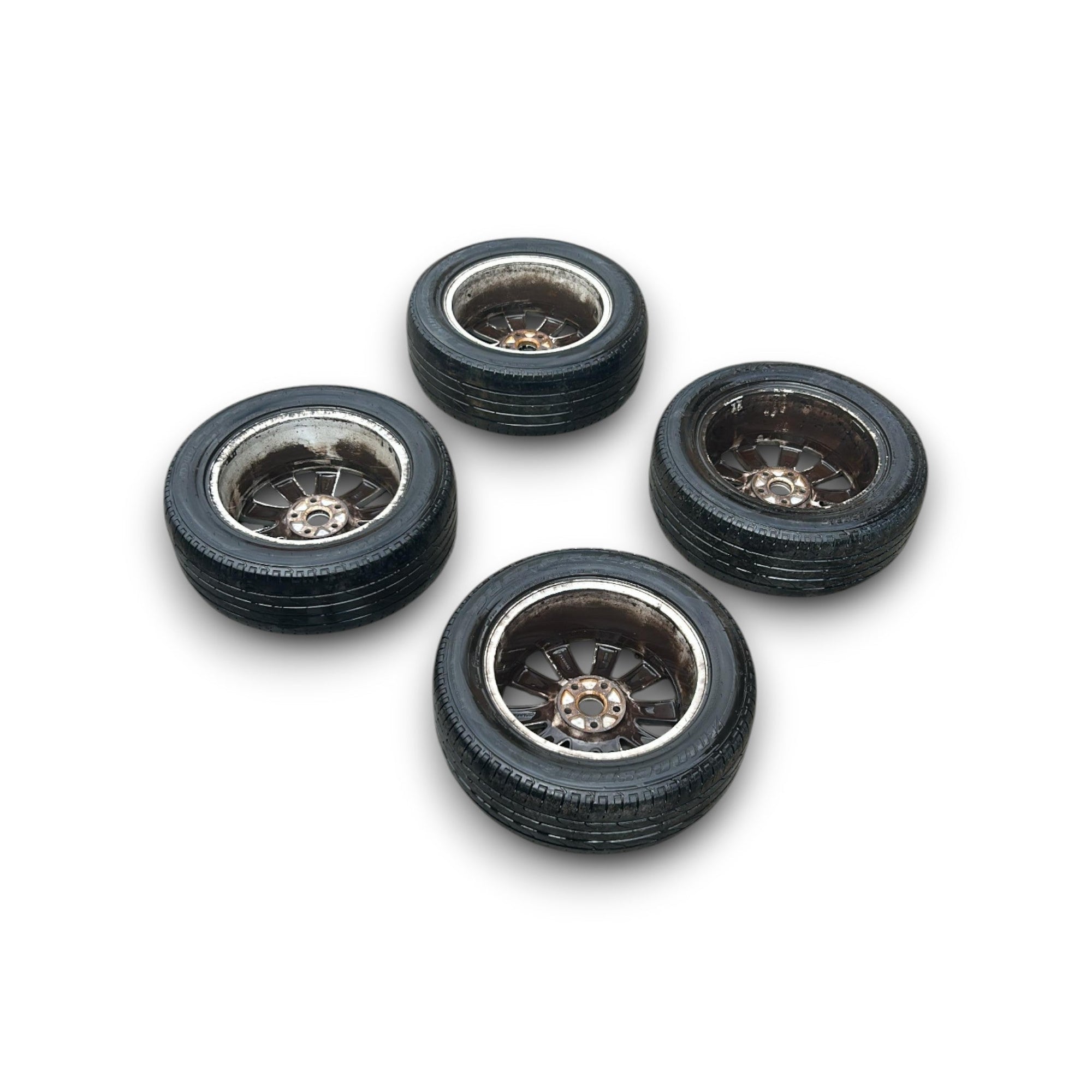Set 4 Cerchi In Lega Volkswagen Tiguan (5N) cod.5N0601025M (5 Fori / 235 / 55 R17) (2007 > 2016) - F&P CRASH SRLS - Ricambi Usati
