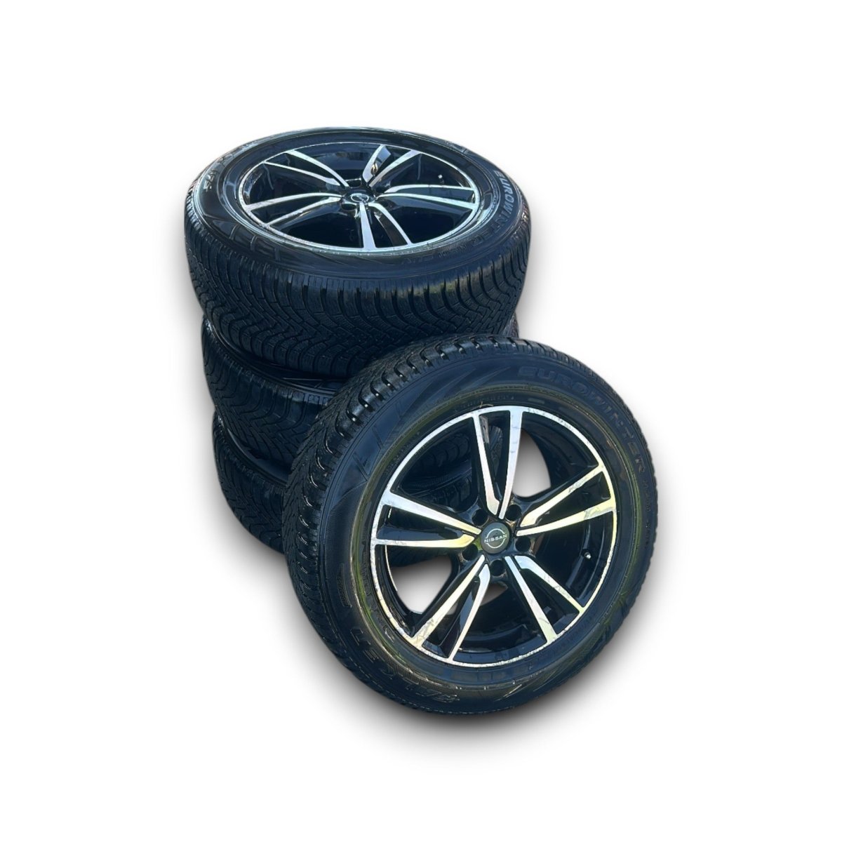 Set 4 cerchi (MAK) (diamantati) (non originali) Nissan Qashqai (J10) (5 fori / 235 / 60 r18) (2006 > 2014) - F&P CRASH SRLS - Ricambi Usati
