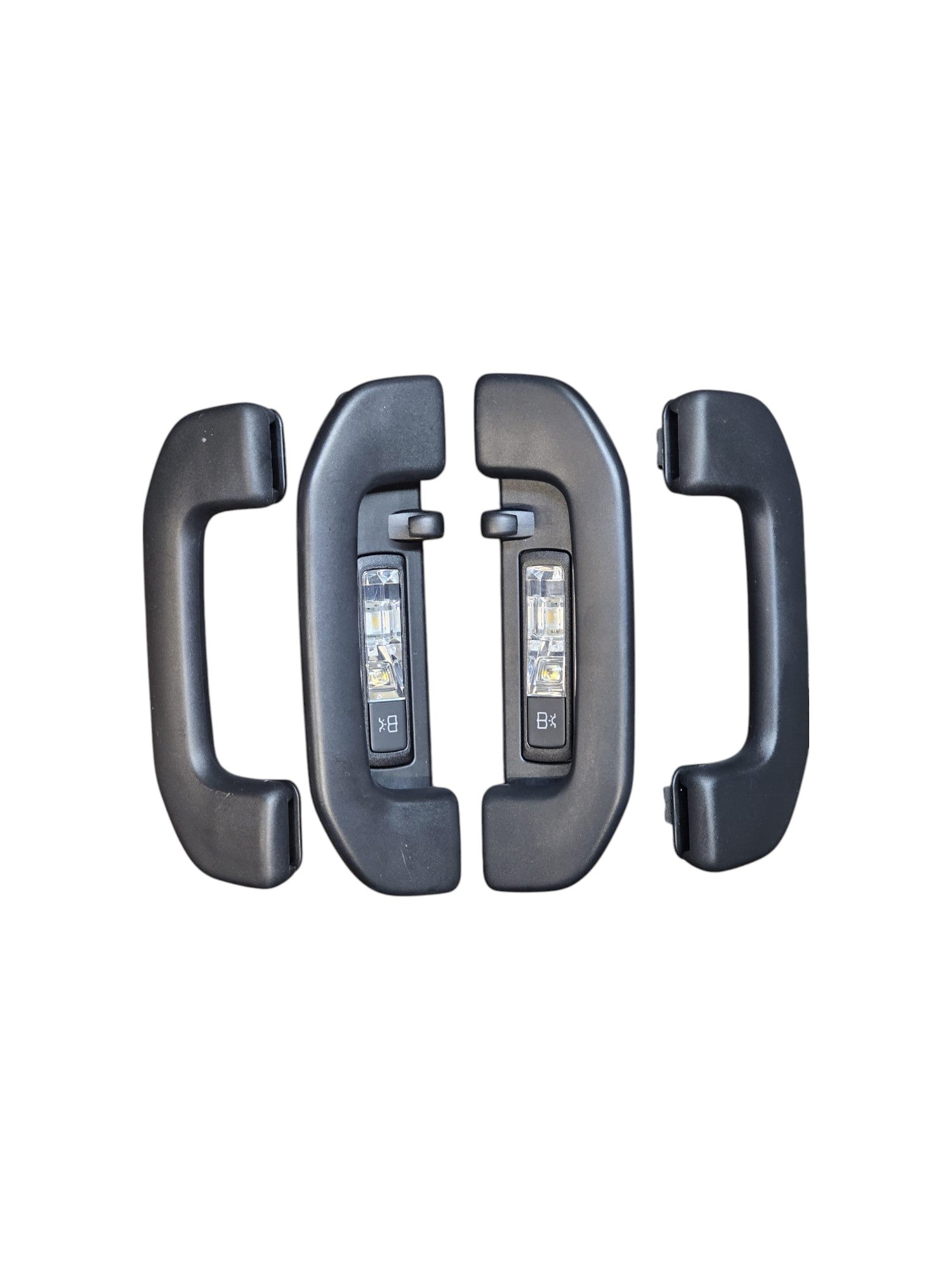 Set 4 Maniglie Appiglio Interne Nero Mercedes EQC Cod:A0998150039 / A0998150100 (2019 - 2023) - F&P CRASH SRLS - Ricambi Usati