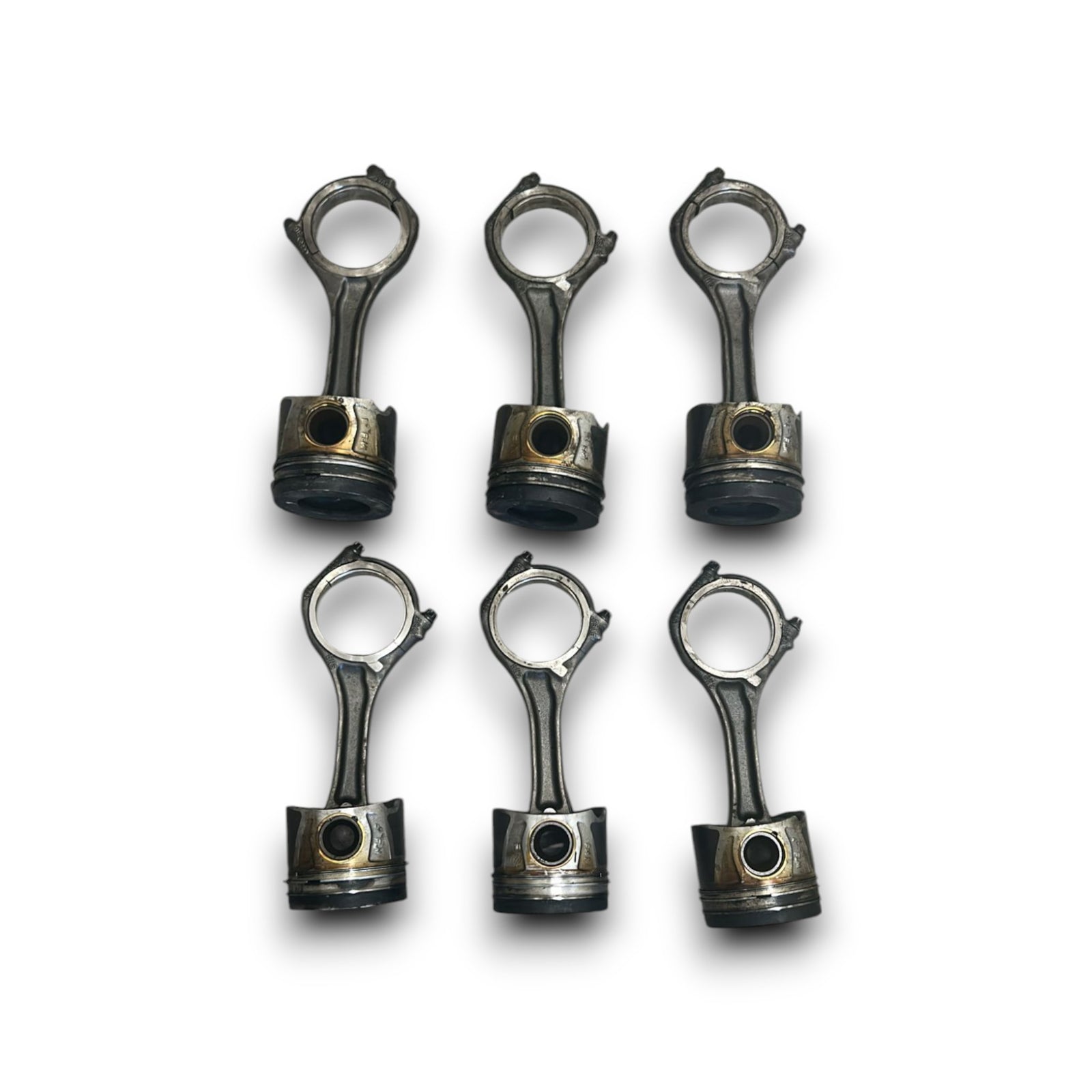Set 6 Pistoni + Bielle Motore Audi A7 3.0 (DDV) HYBRID cod.59AE (2019 > ) - F&P CRASH SRLS - Ricambi Usati
